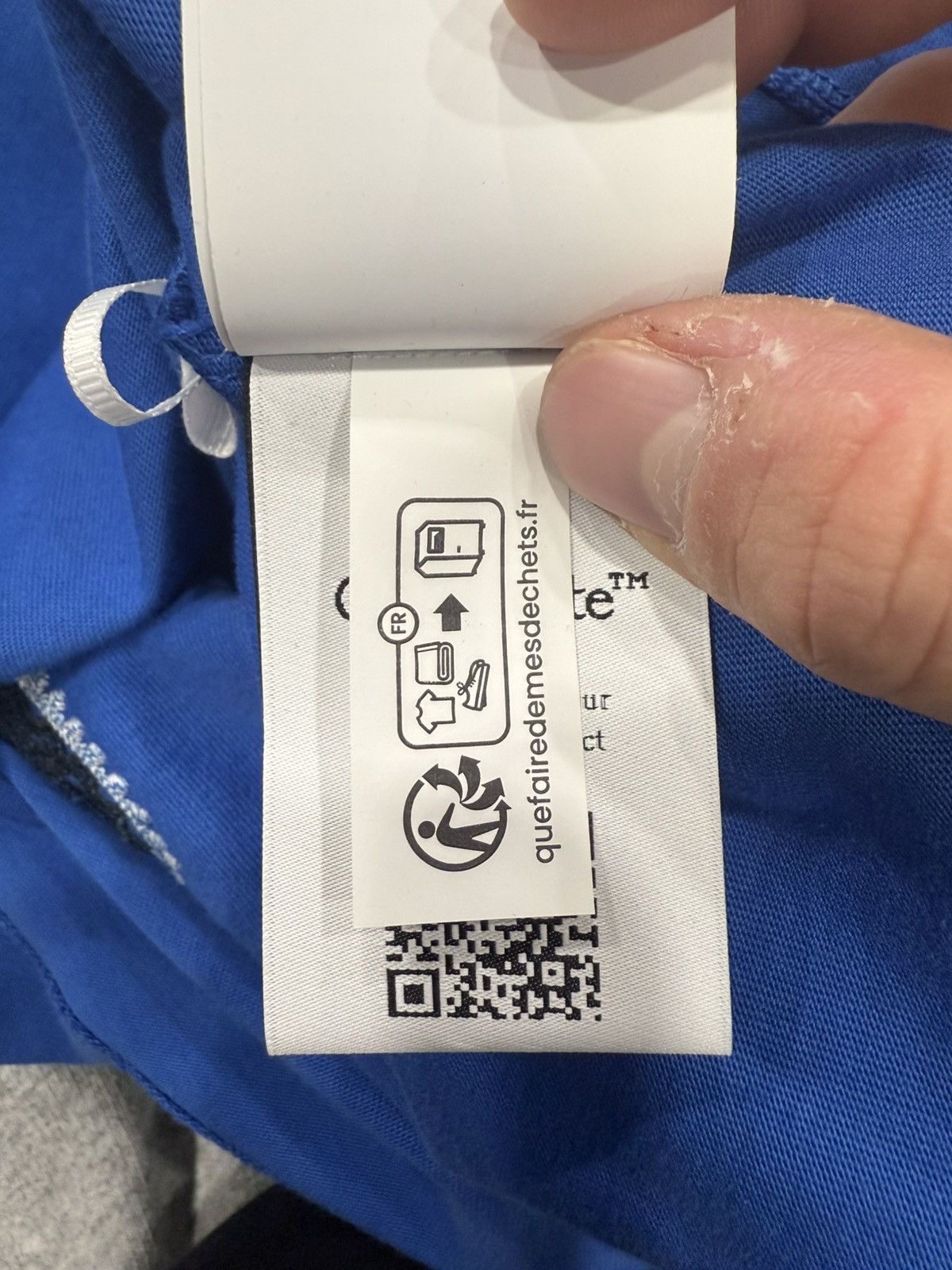 Off-White Off-White Blue Paisley T-Shirt Size US S / EU 44-46 / 1 - 8 Thumbnail
