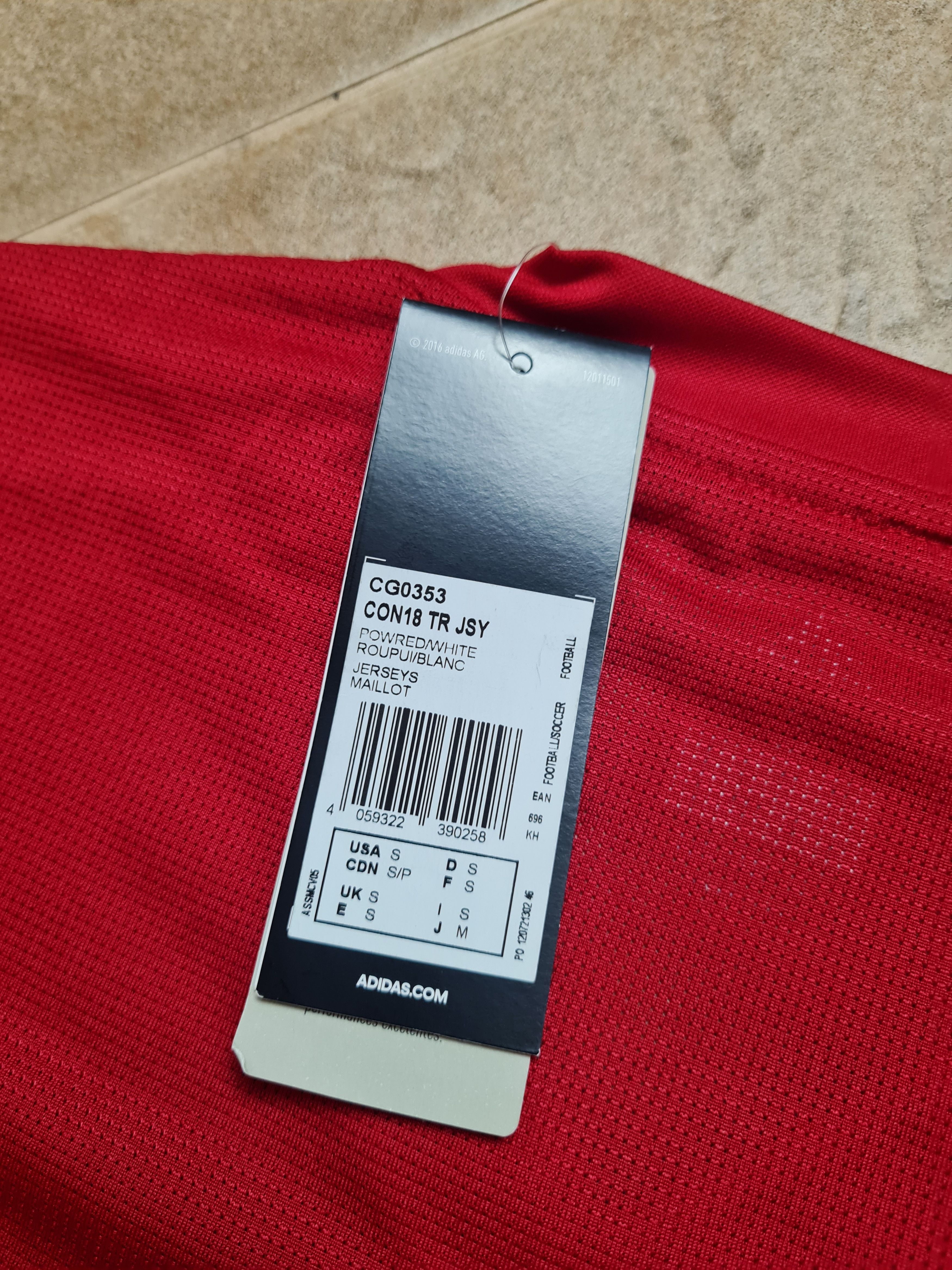 Adidas Jersey Shirt Training Adidas Wales National Football Soccer Size US S / EU 44-46 / 1 - 17 Thumbnail