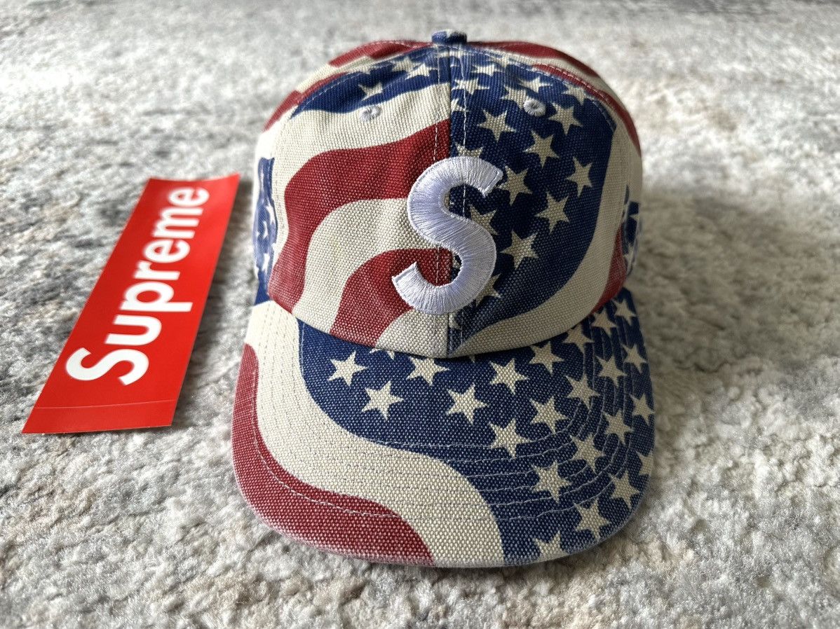 Supreme SUPREME Pigment Coated Canvas S Logo 6 panel SS23 | Grailed