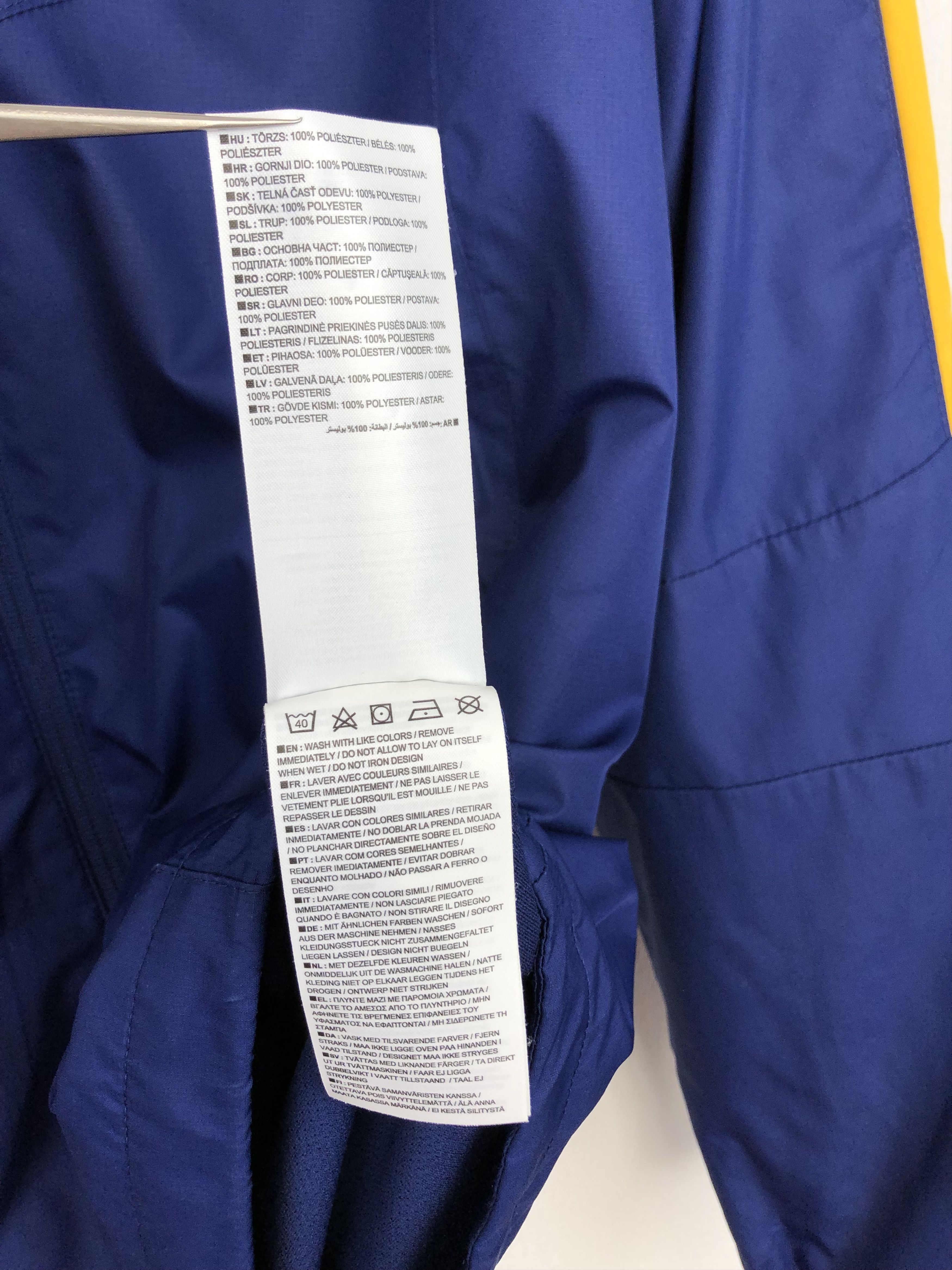 Nike FC barcelona Football Jacket Soccer Top Zip Hooded
