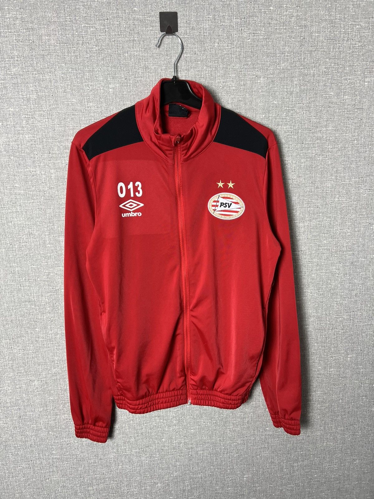 Umbro Vintage 00s Umbro PSV Eindhoven Football Training Jacket Size US S / EU 44-46 / 1 - 1 Thumbnail