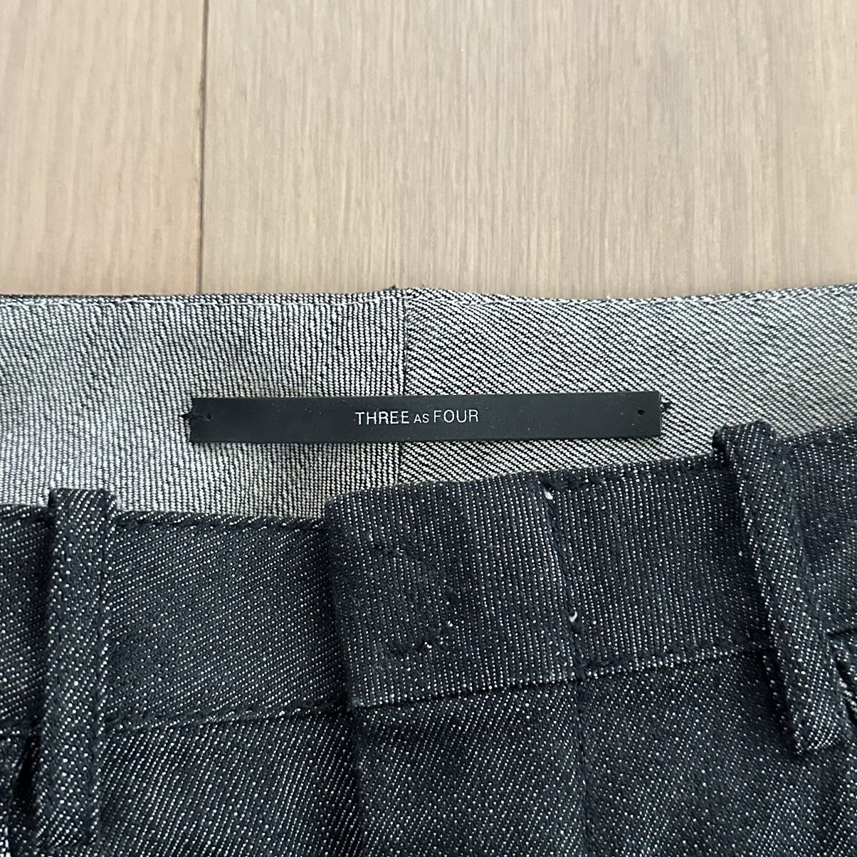 threeASFOUR 2000s Curved Seam Slim Fit Jeans Size 28" / US 6 / IT 42 - 7 Thumbnail