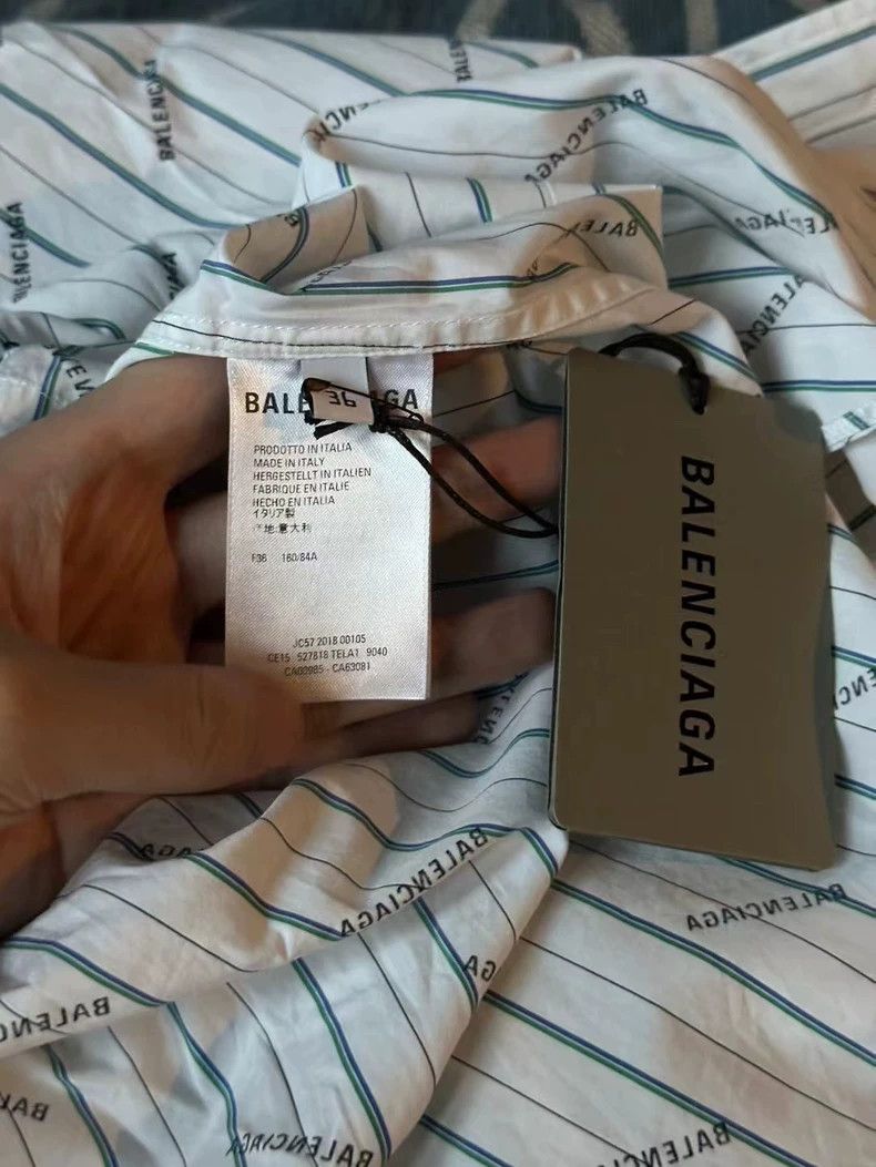 Balenciaga Balenciaga size 36 Striped Barrage Shirt Size US S / EU 44-46 / 1 - 4 Thumbnail
