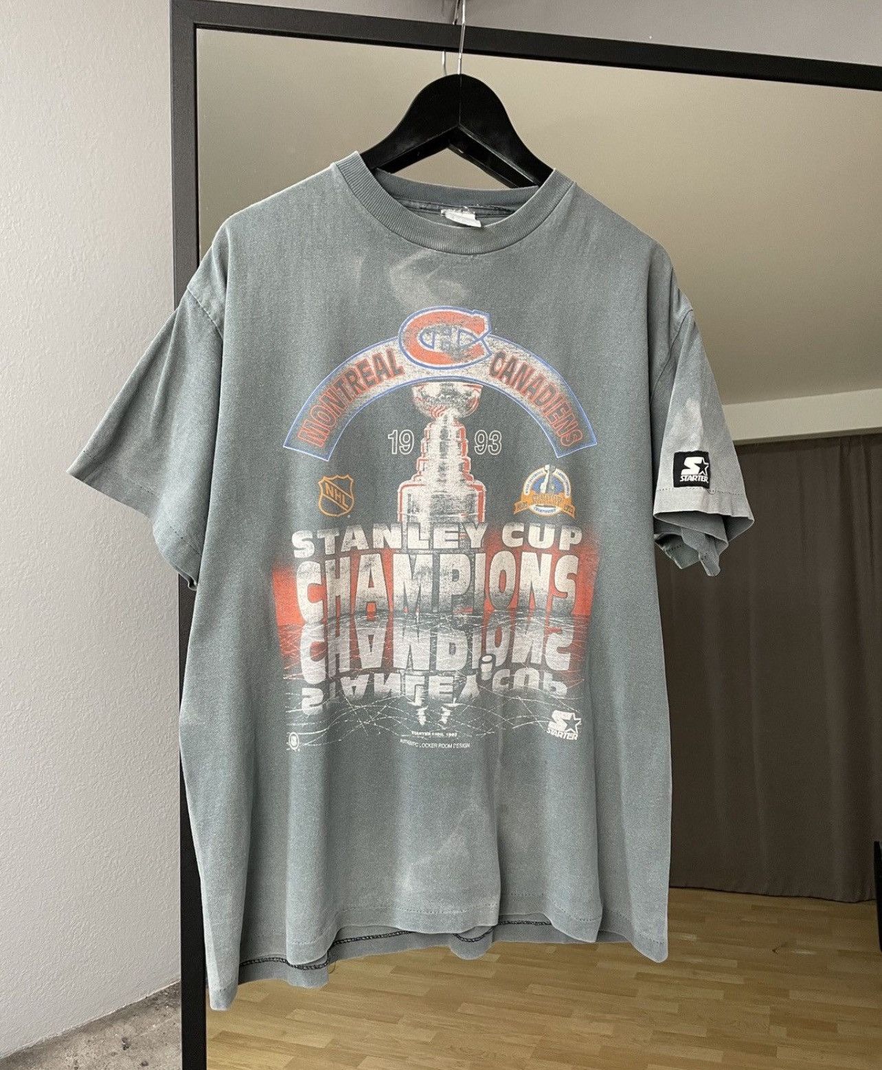 Starter Vintage 00s Starter Montreal Canadiens Faded Effect Jersey Size US L / EU 52-54 / 3 - 1 Thumbnail