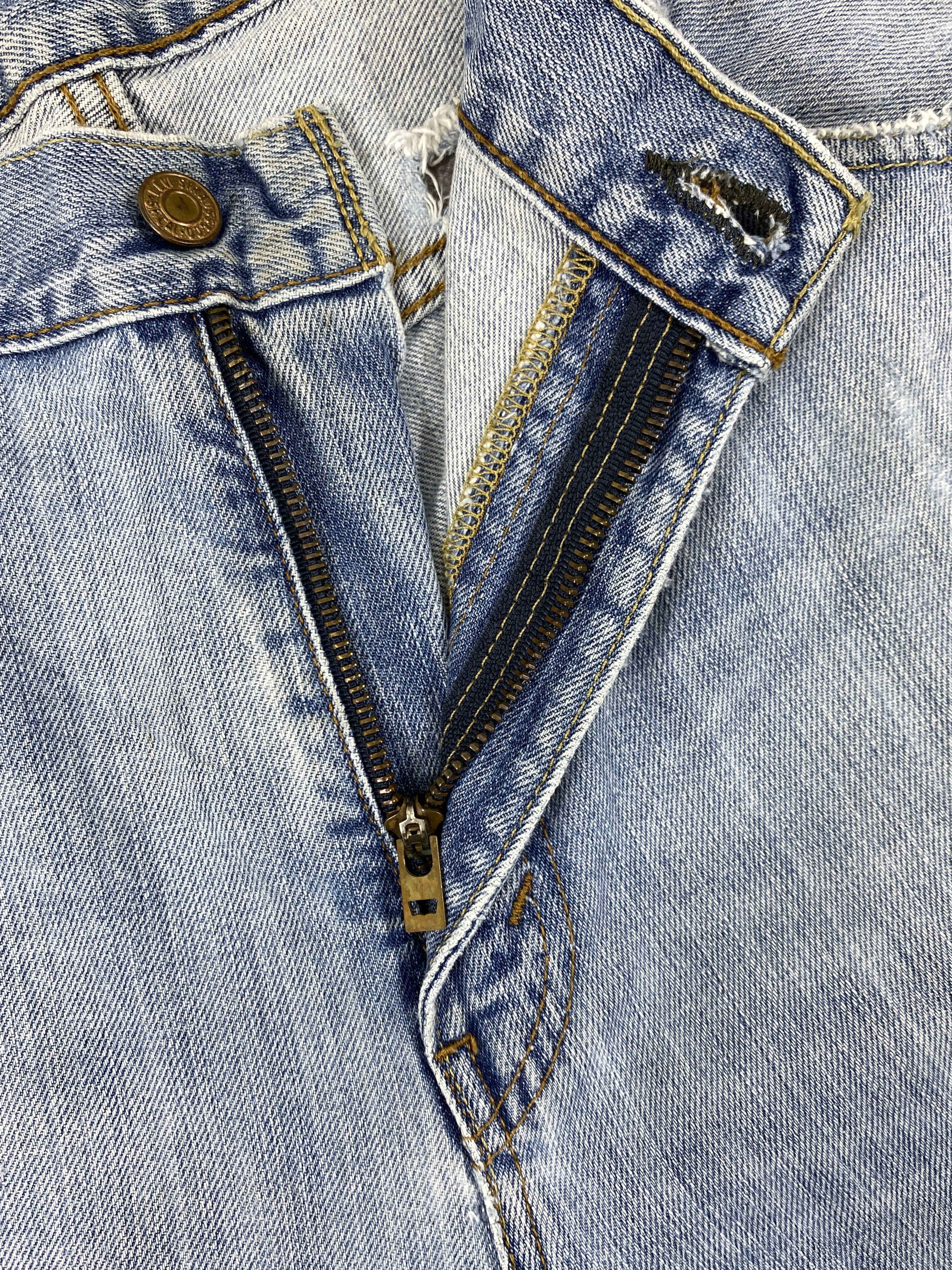 Levi's Light Blue Wash Vintage Levi's 569 39x31.5 Denim -JN1968 Size US 39 - 6 Thumbnail