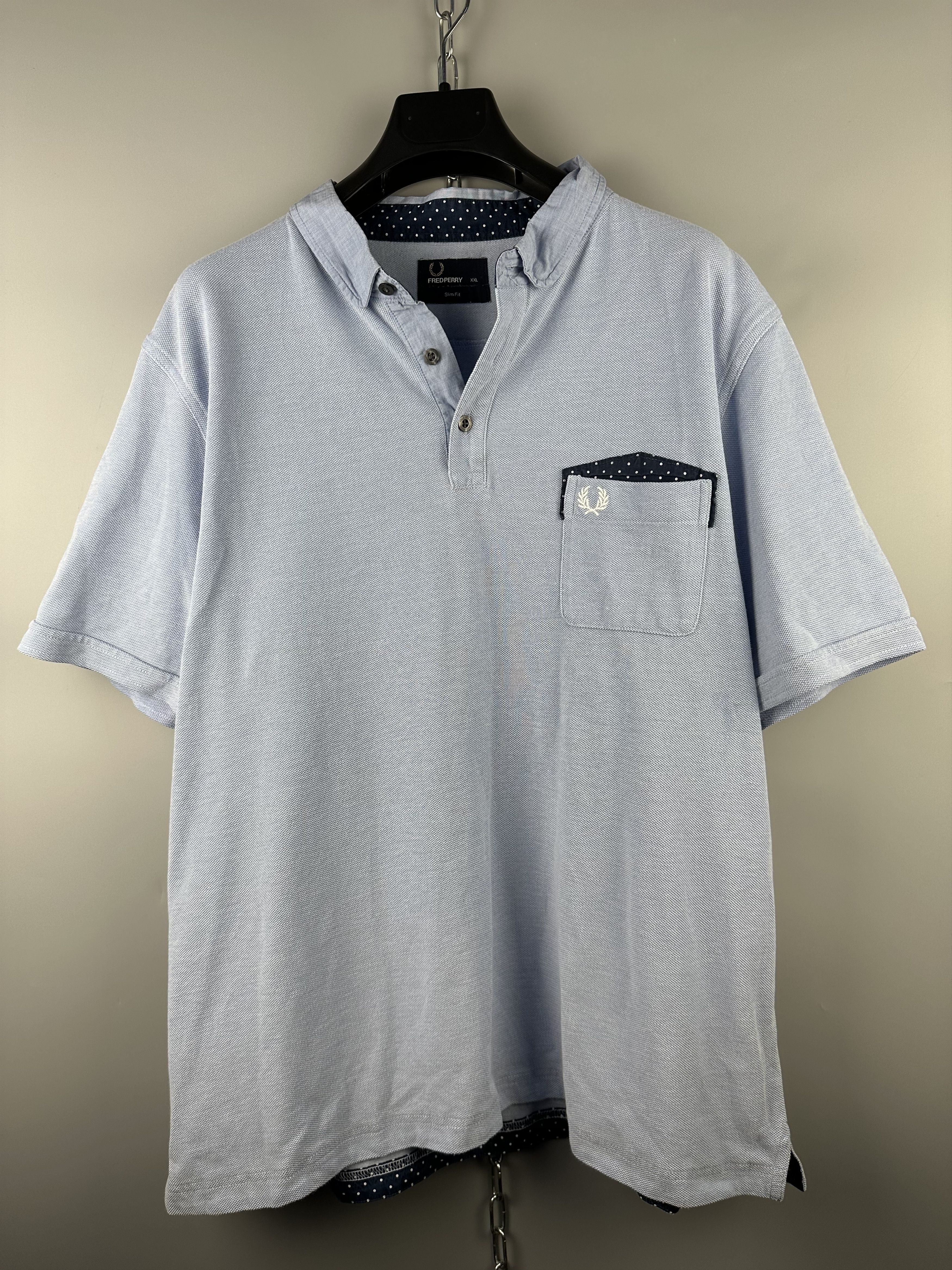 Fred Perry Fred Perry Cotton Short Sleeve Casual Polo Shirt Size US XXL / EU 58 / 5 - 1 Thumbnail