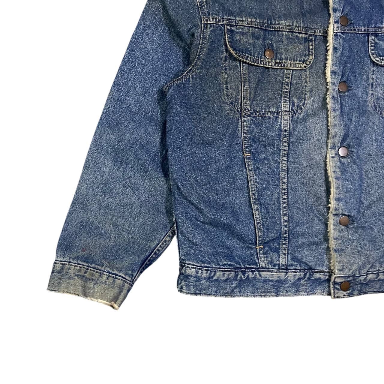 Japanese Brand Vintage GL Heart Denim Jacket Sherpa Lined Size US L / EU 52-54 / 3 - 3 Thumbnail