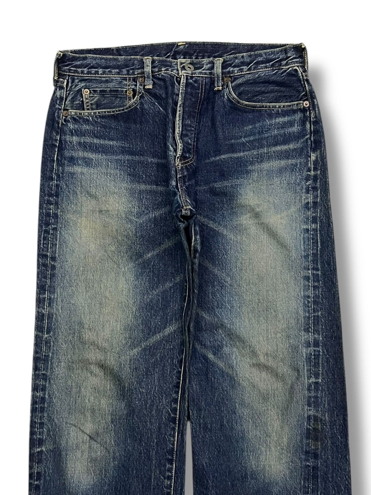 Evisu Baggy Vintage 90s Japanese Selvedge Denim “Osaka-inspired” Size US 32 / EU 48 - 4 Thumbnail