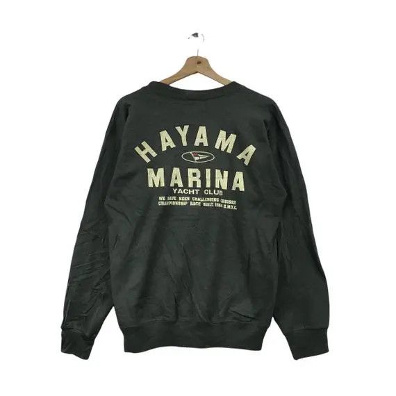 Vintage Vtg HAYAMA MARINA YACHT Club Japan Surf Sweatshirt Pullover Size US M / EU 48-50 / 2 - 1 Thumbnail