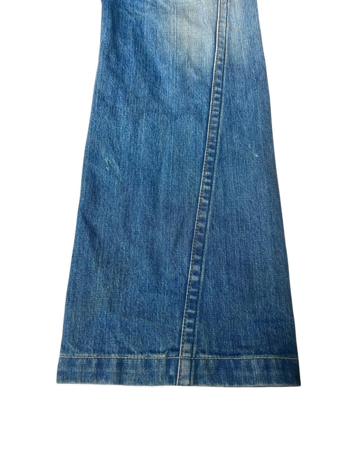 BUFFALO BOBS Vintage Buffalo Jeans Distress Dirty Mud Denim Bootcut Jeans Size US 31 - 11 Thumbnail