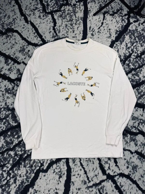 Lacoste Lacoste crewneck sweatshirt golf white logo sport tennis S Size US S / EU 44-46 / 1 - 1 Thumbnail