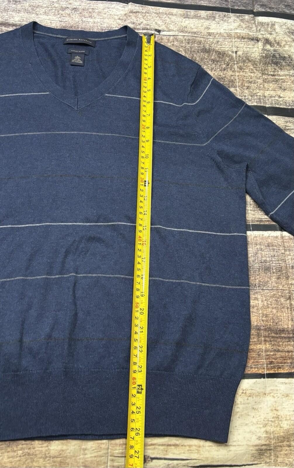 Banana Republic Banana Republic Sweater Mens Large Silk Cotton Cashmere 2011 Size US L / EU 52-54 / 3 - 8 Thumbnail