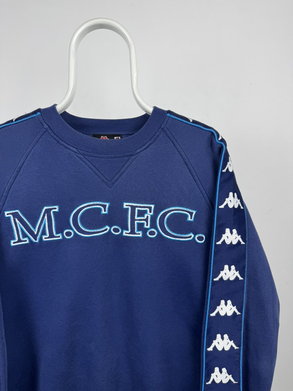 Kappa Vintage Kappa Manchester City FC Big Logo Sweatshirt Size US S / EU 44-46 / 1 - 2 Thumbnail