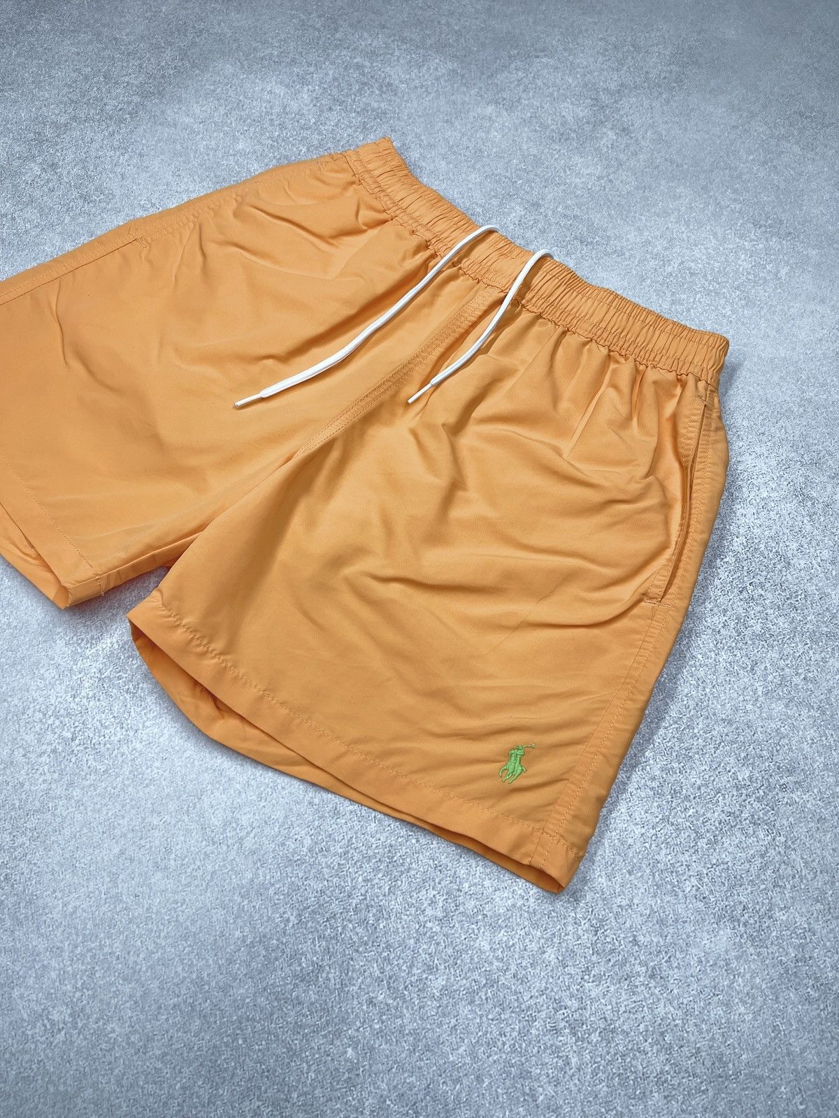 Polo Ralph Lauren Mens Polo Ralph Lauren Nylon Shorts Orange Y2K Size US 32 / EU 48 - 3 Thumbnail