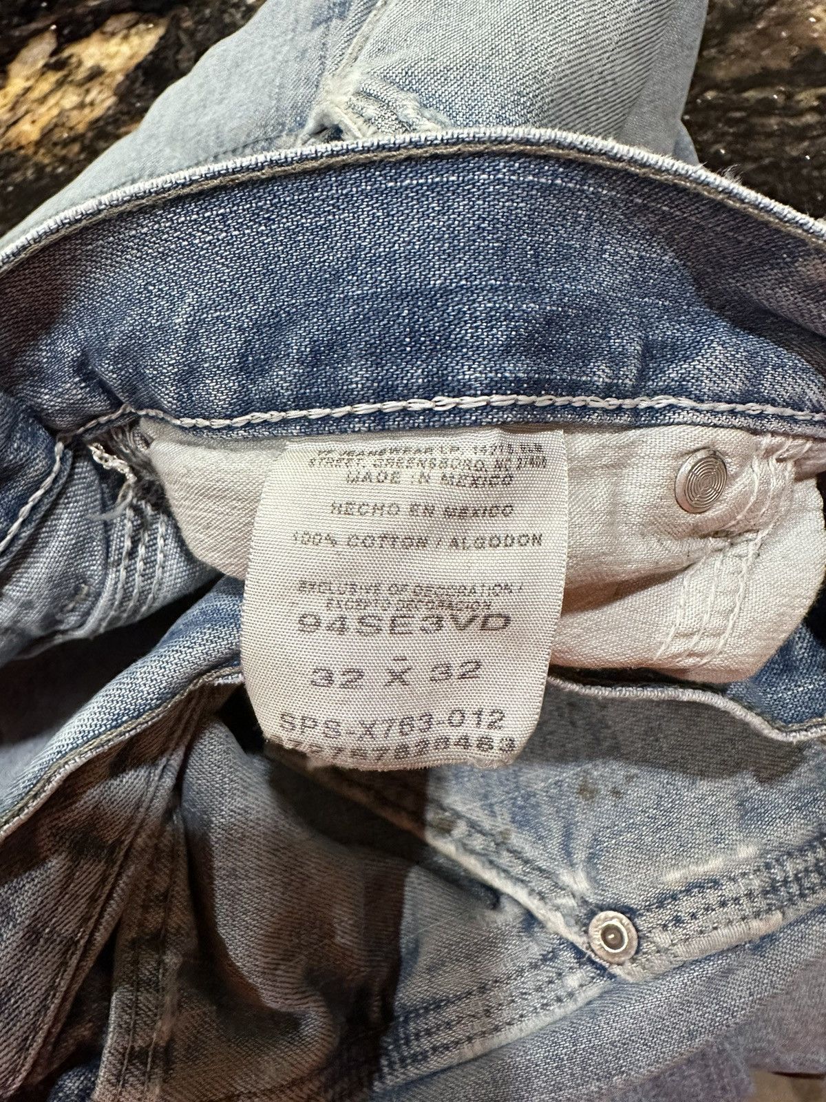 Vintage × Wrangler Vintage WRG Wrangler Distressed Blue Carpenter Denim Jeans Size US 32 / EU 48 - 8 Thumbnail