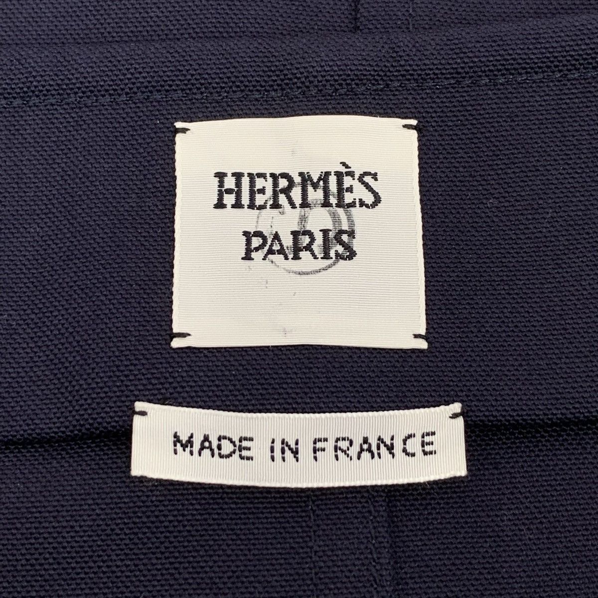 Hermes Hermes Dark Blue Bell Chain Cotton Casual Mini Skirt K26WX Size 26" / US 2 / IT 38 - 6 Thumbnail