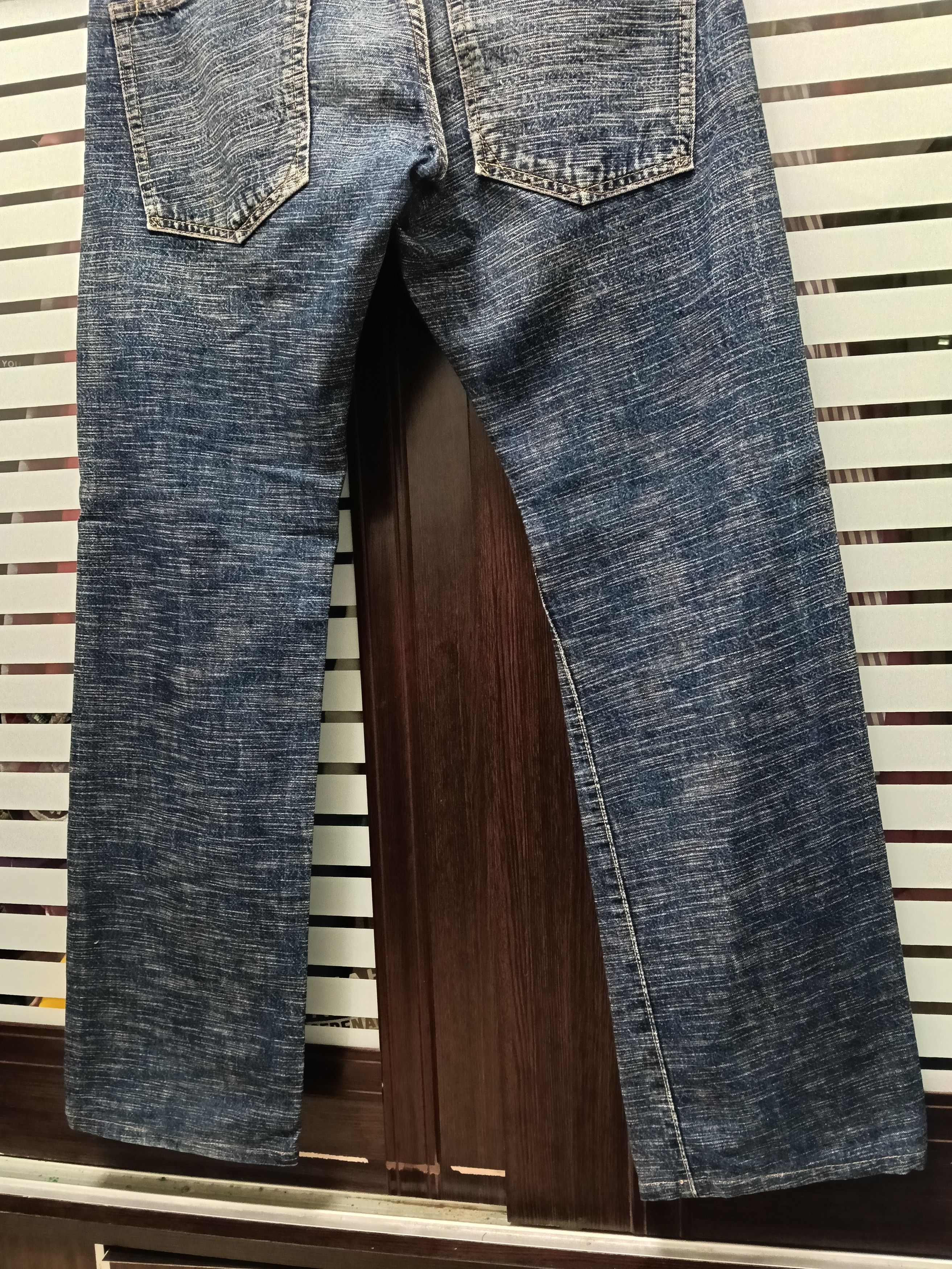 Japanese Brand (33) Ku Denim Melt Into The Universe Lot 515653. Size US 33 - 10 Thumbnail