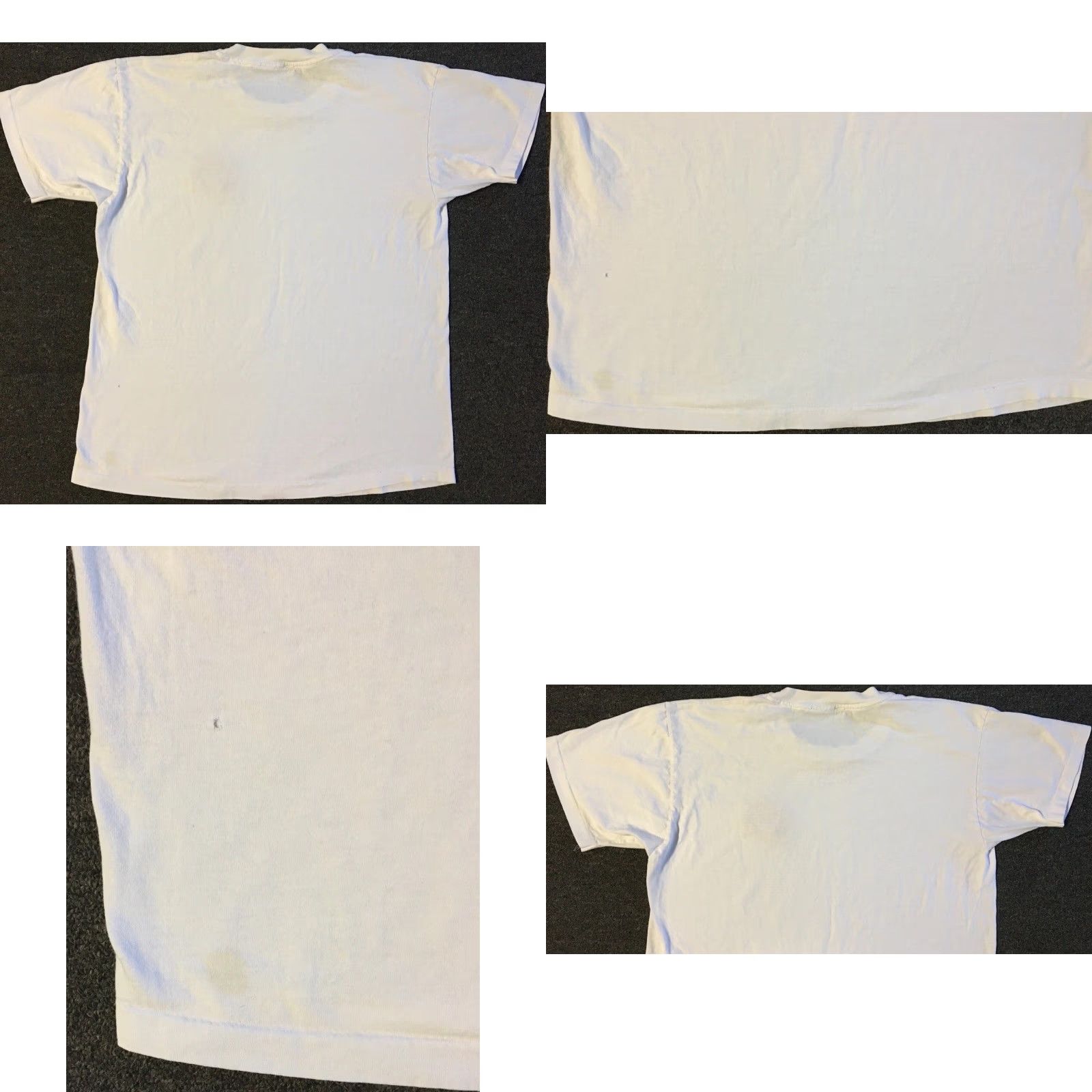 Vintage VINTAGE 90s Sun Faded Distressed Shirt L White USA Nature Moon Sky Peace Grunge Hippie 80s 90s T-Shirt Mens Size US L / EU 52-54 / 3 - 9 Thumbnail