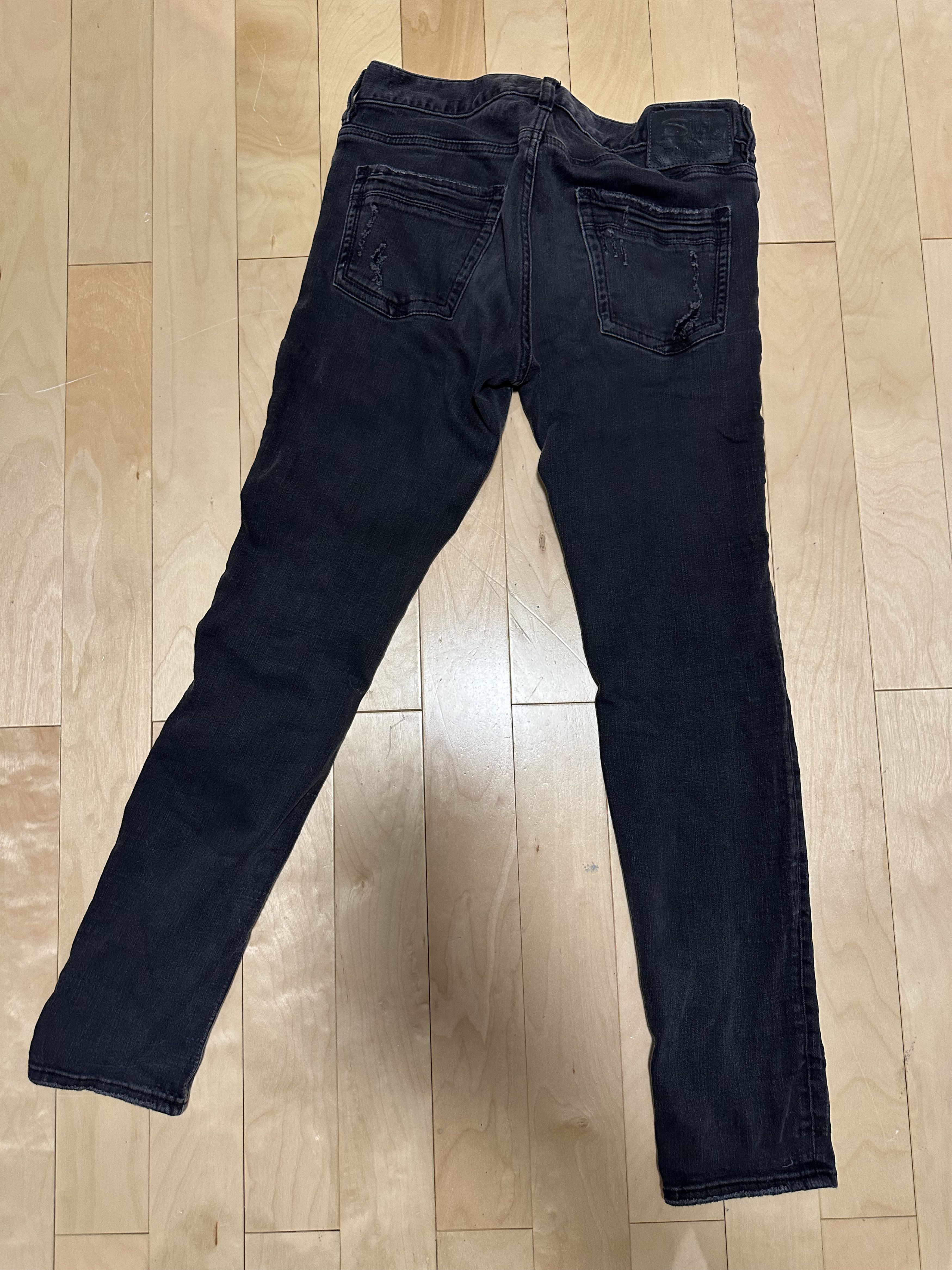 Silver Jeans Co. Silver Jeans Black Ripped Size US 30 / EU 46 - 2 Thumbnail