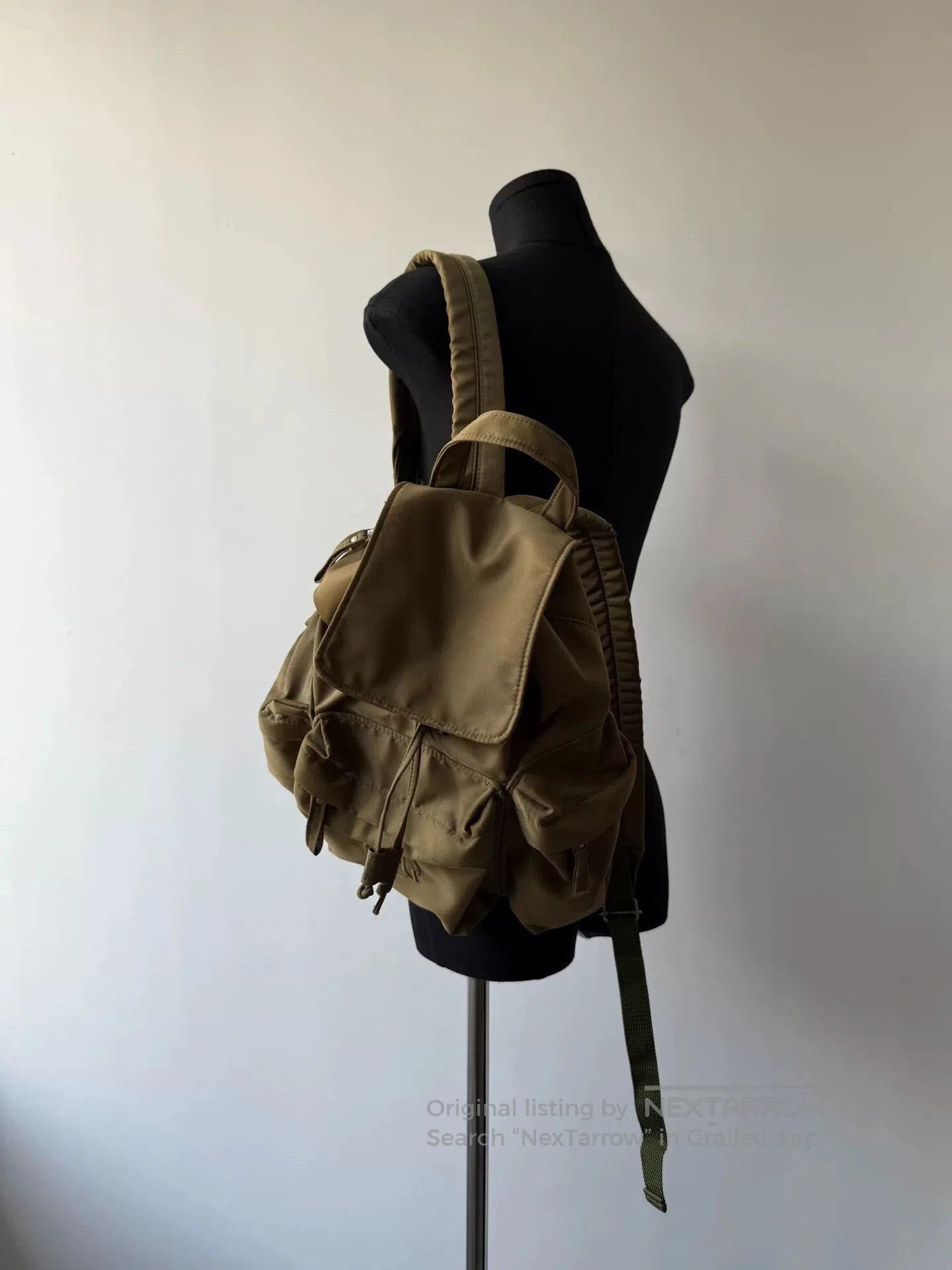 Jean Paul Gaultier Jean Paul Gaultier Olive Green Backpack. Size ONE SIZE - 1 Thumbnail