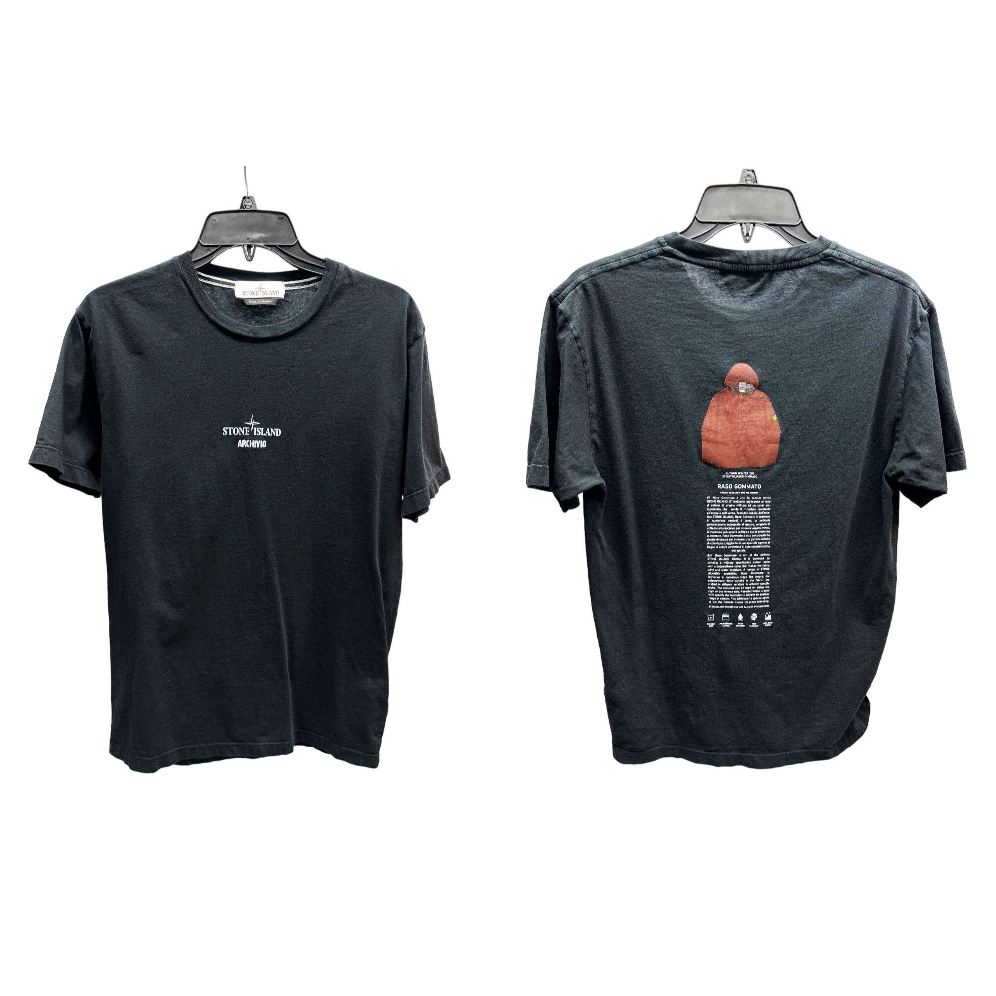 Stone Island Stone Island Archivio Raso Gommato T-Shirt Size US S / EU 44-46 / 1 - 1 Thumbnail