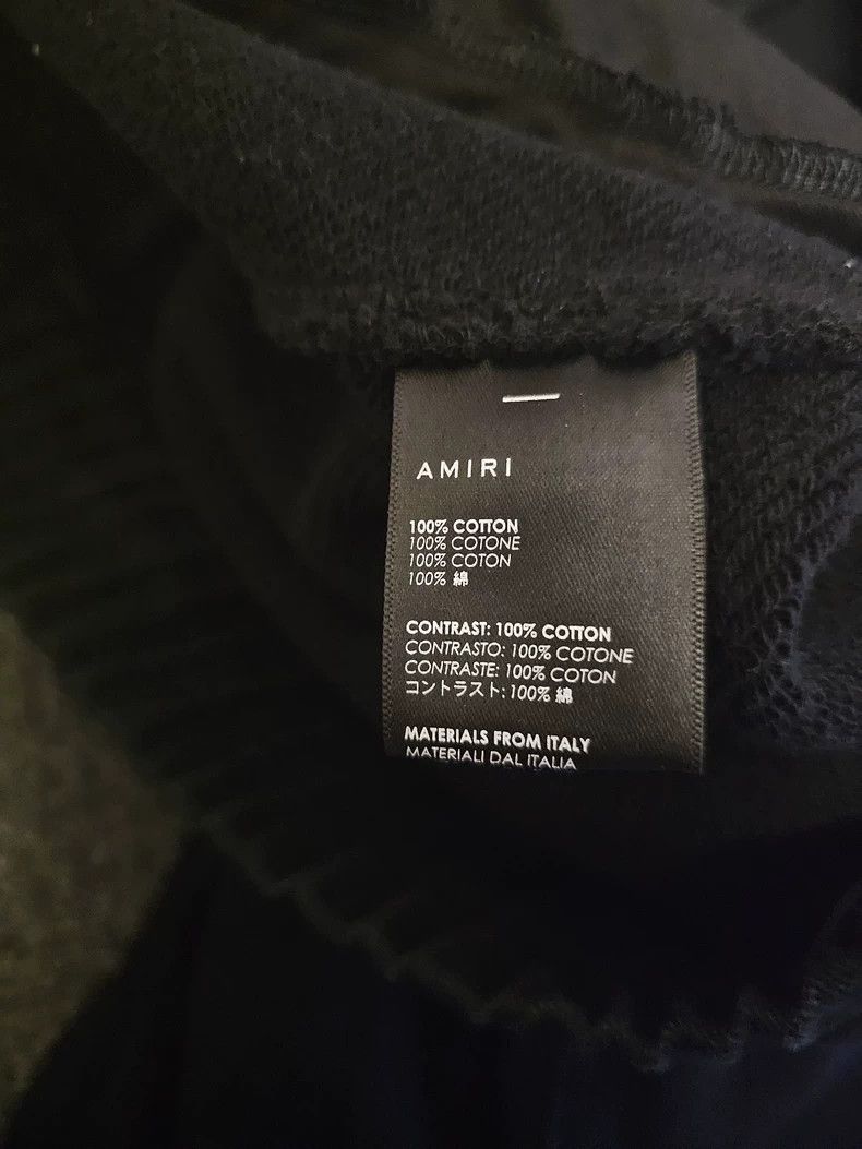 Amiri size XL cargo sweatpants