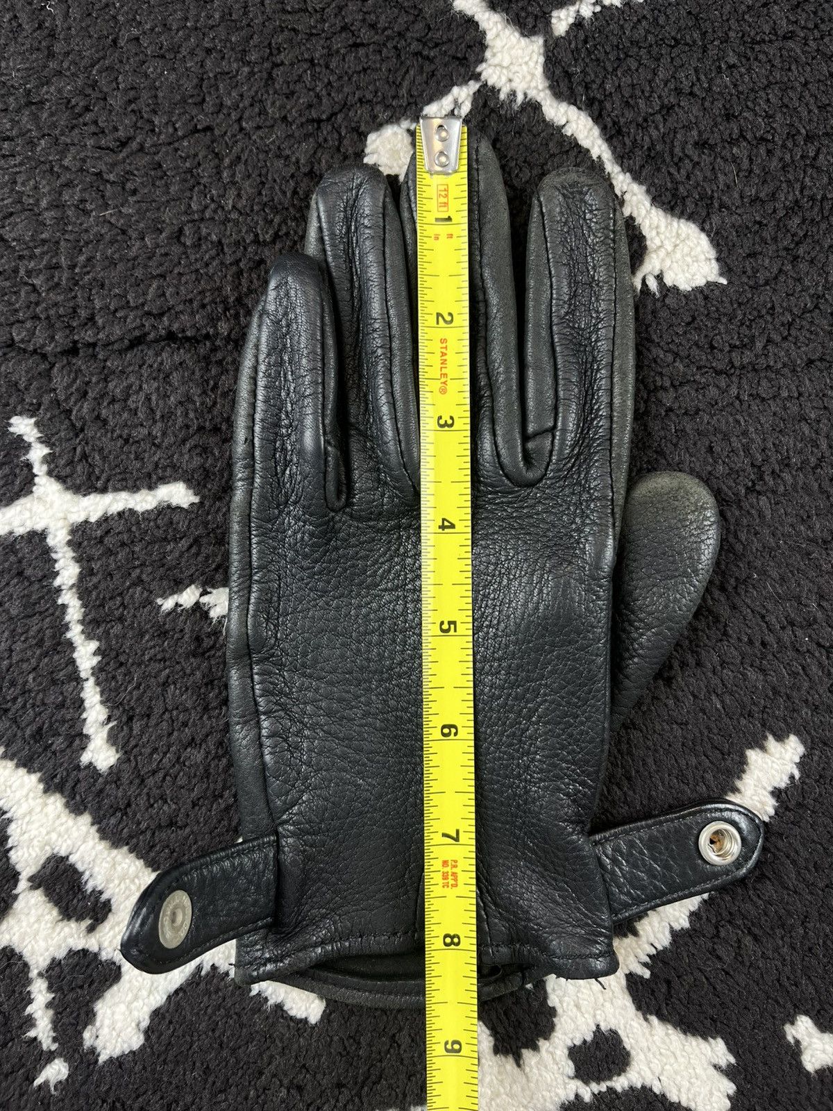 Chrome Hearts Chrome Hearts Silver Horseshoe Leather Gloves Black Size ONE SIZE - 7 Thumbnail