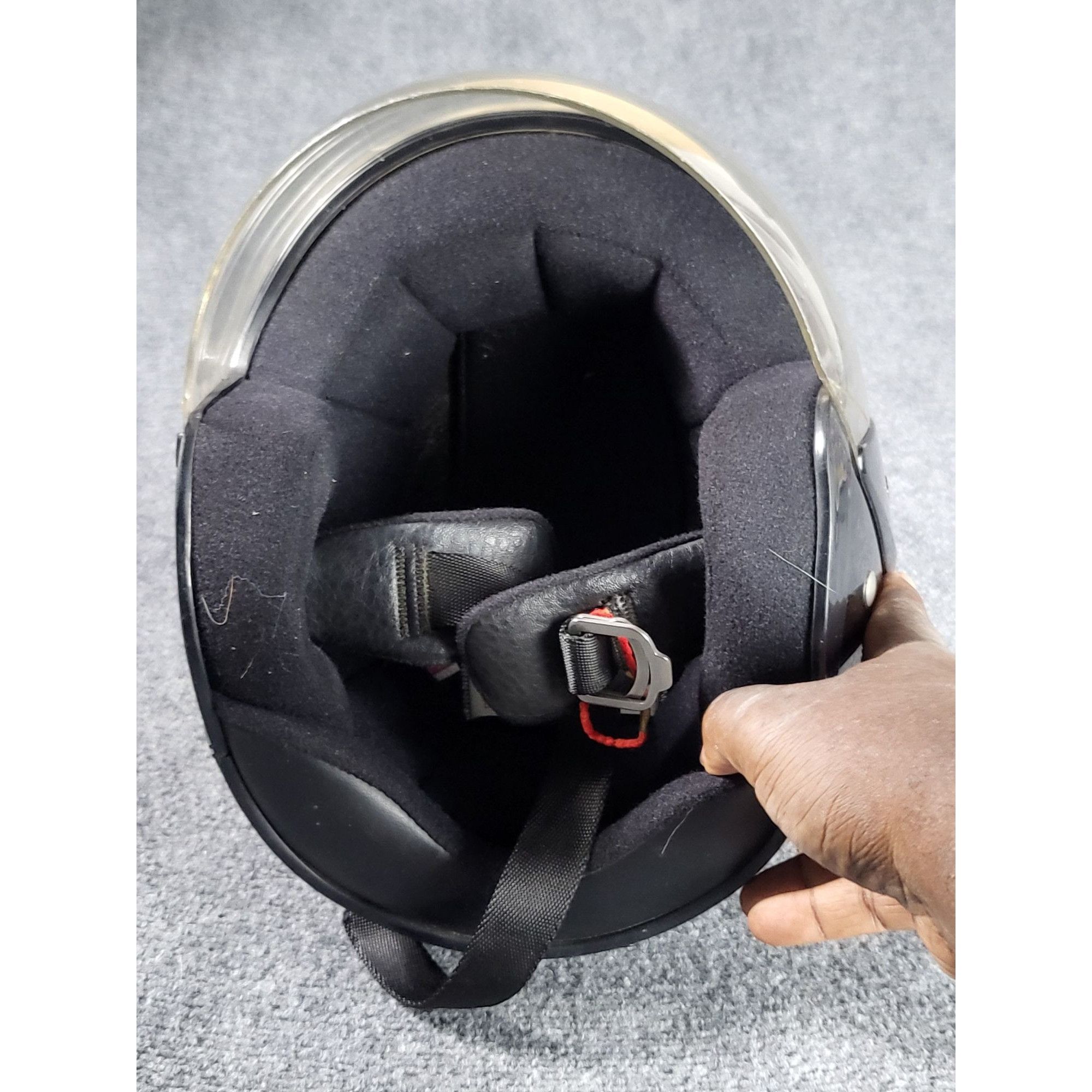 Harley Davidson Harley Davidson Motorcycle Helmet JET DOT Black Gloss Full F Size ONE SIZE - 9 Thumbnail