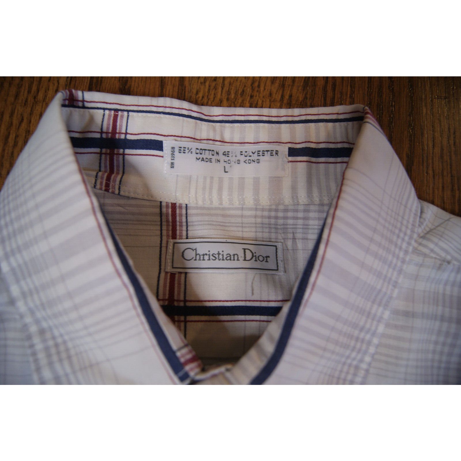 Dior VTG Christian Dior Monsieur Plaid Button Shirt Large Size US L / EU 52-54 / 3 - 3 Thumbnail