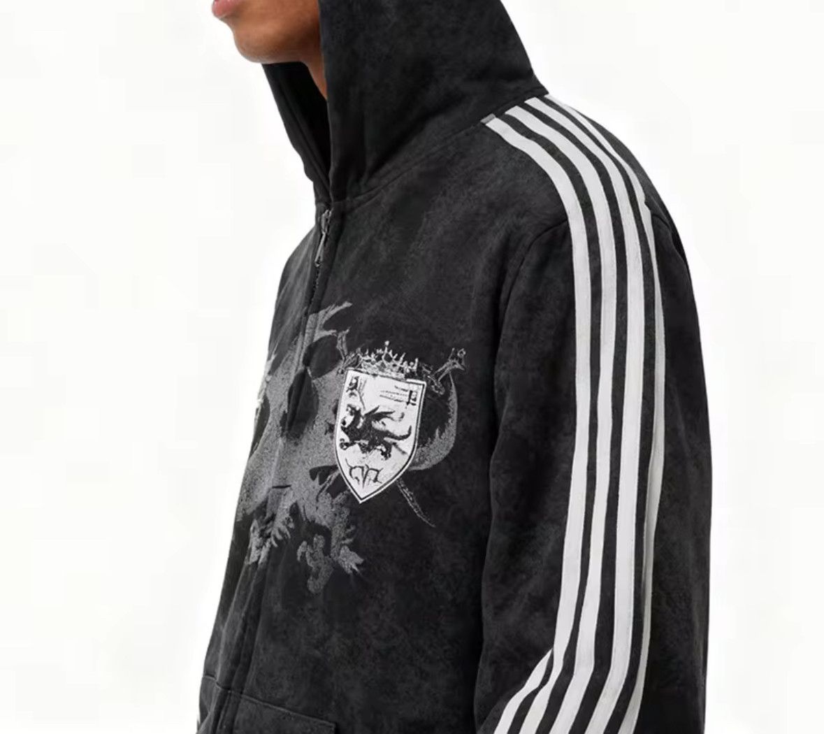 Other Fashion Punk Goth Grunge Dragon Sport Team Hat Hoodies Size US M / EU 48-50 / 2 - 2 Thumbnail