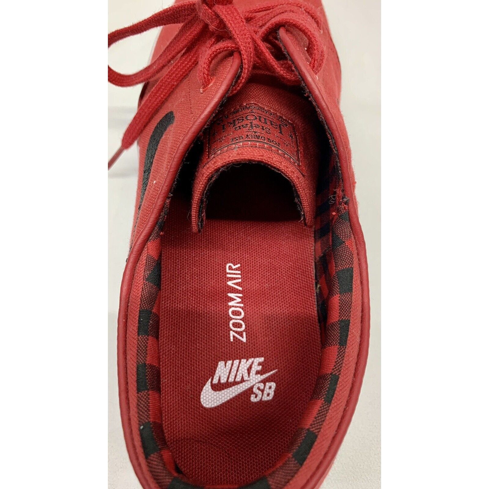 Nike Men Nike Zoom Stefan Janoski Gym Red Black 10.5 [33824-610] Size US 10.5 / EU 43-44 - 7 Thumbnail