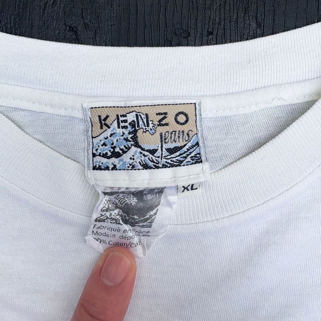 Kenzo × Vintage Kenzo Jeans 1990 90s Vintage Designer Paris Zebra T-Shirt Size US S / EU 44-46 / 1 - 3 Thumbnail