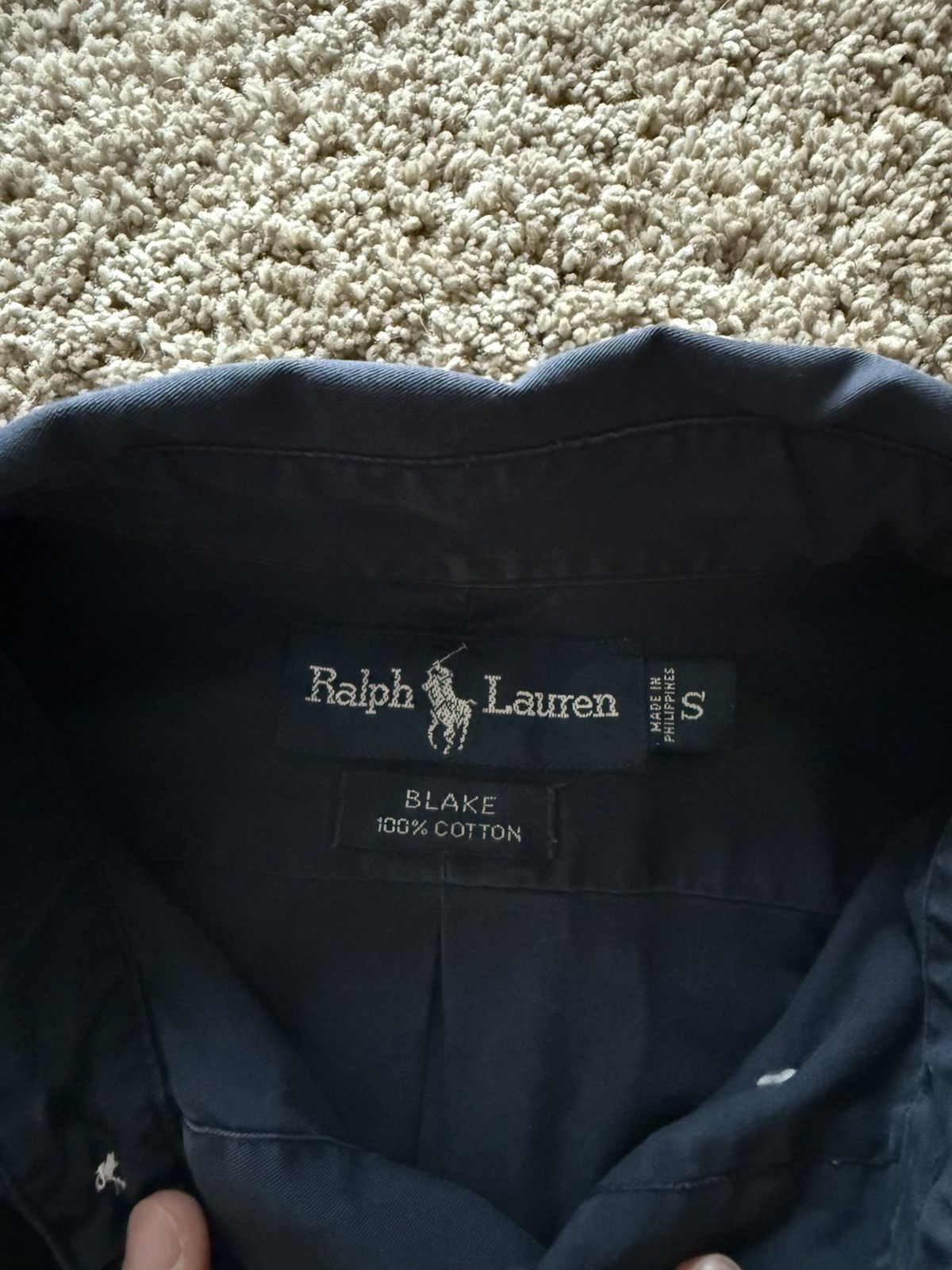 Polo Ralph Lauren Polo Ralph Lauren Navy shirt Size US XL / EU 56 / 4 - 3 Thumbnail