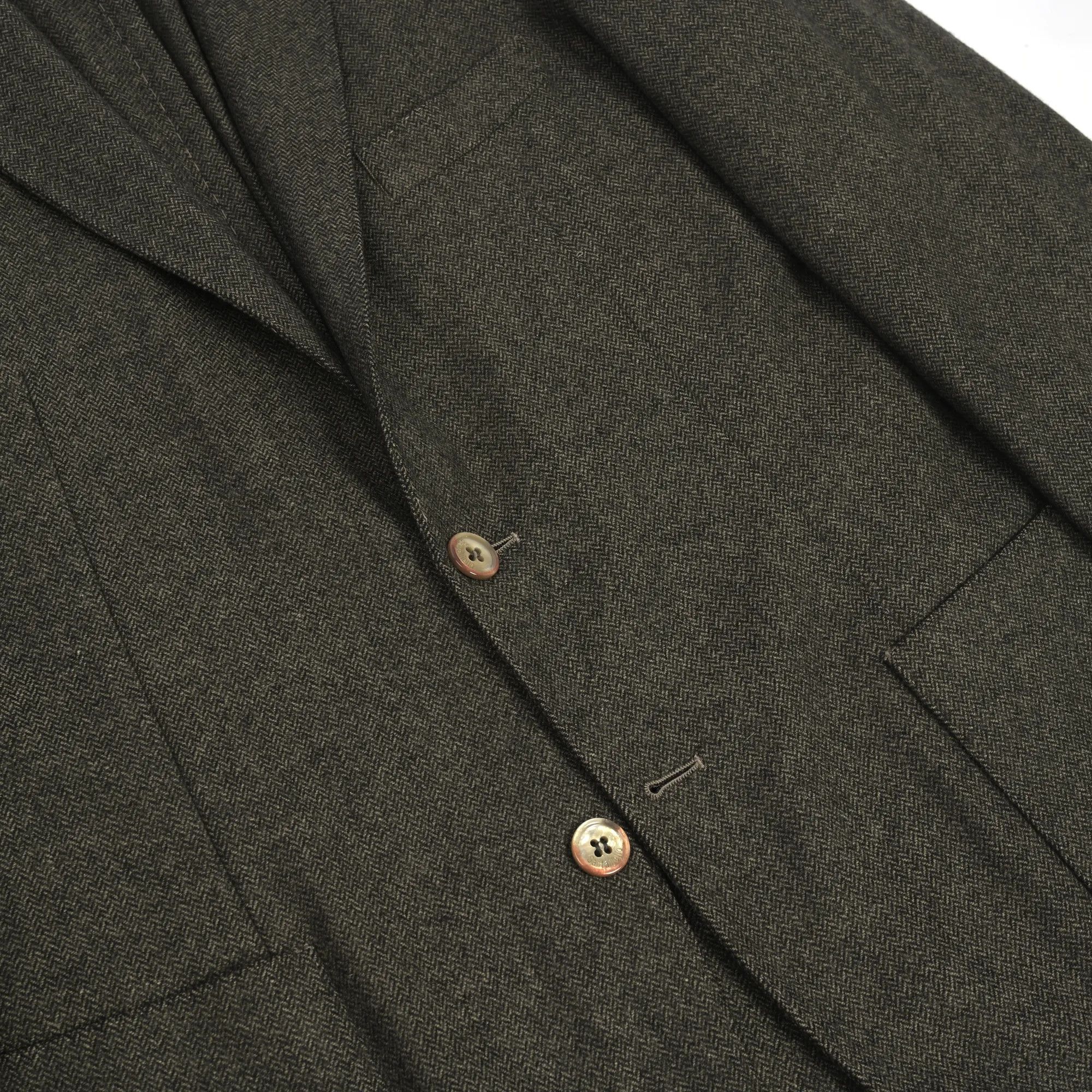 Other SANTANIELLO grey wool slack jacket (50 EU) Size 50R - 4 Thumbnail