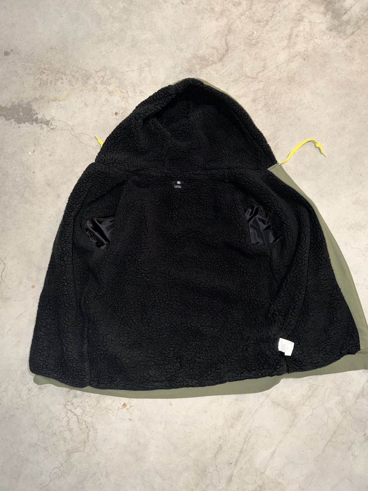 DC Y2K DC Shoes Fleece Lined Zip Up Snowboard Hoodie Size US L / EU 52-54 / 3 - 4 Thumbnail