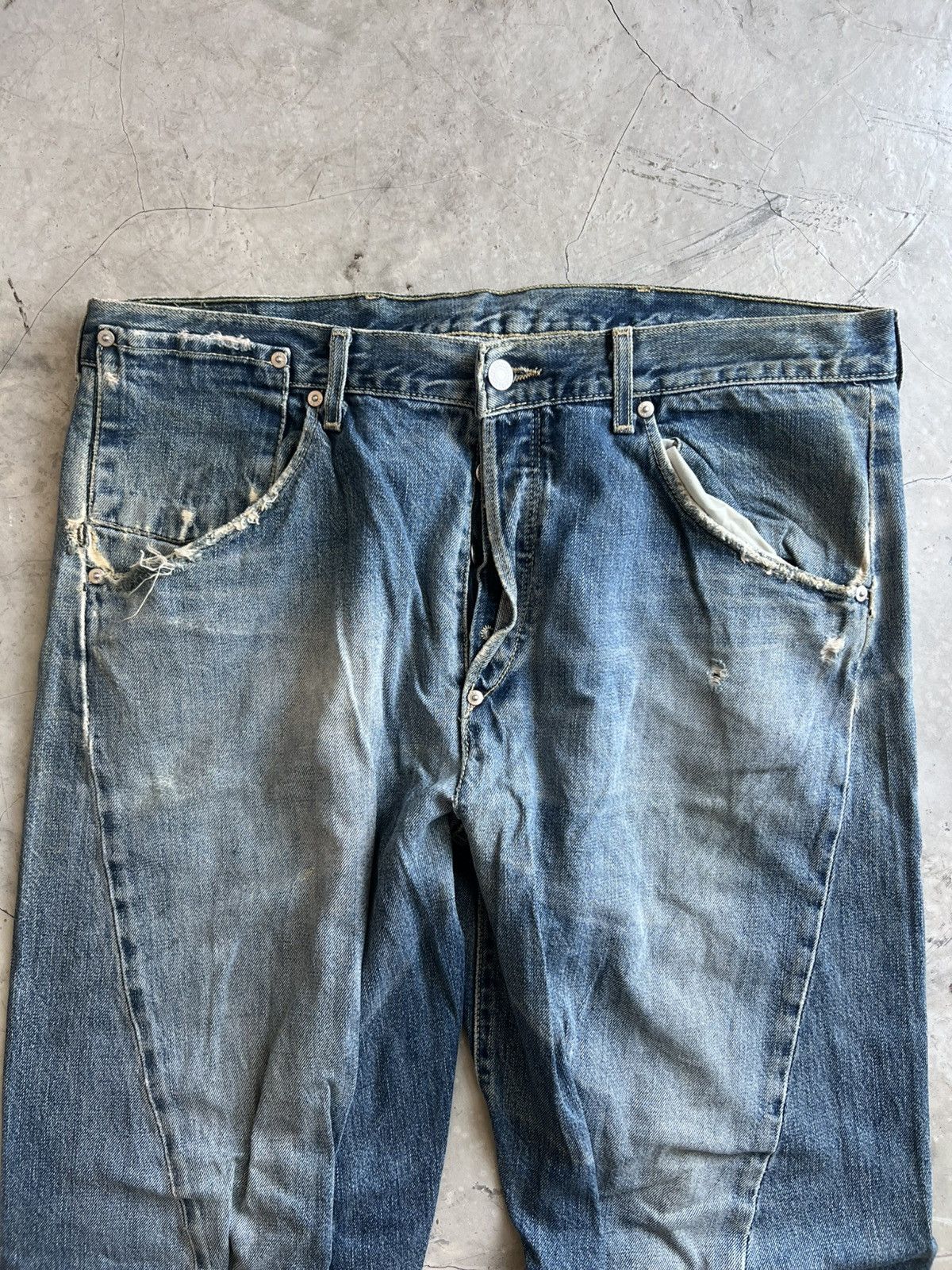 Levi's Levis Engineered Jeans Buckle Back Tag W36 Actual 37x31.5 Size US 36 / EU 52 - 2 Thumbnail