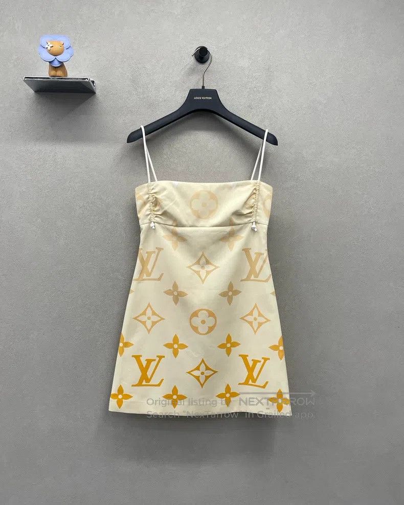 Louis Vuitton Louis Vuitton Printed halter dress Size XXS / US 00 / IT 34 - 1 Thumbnail