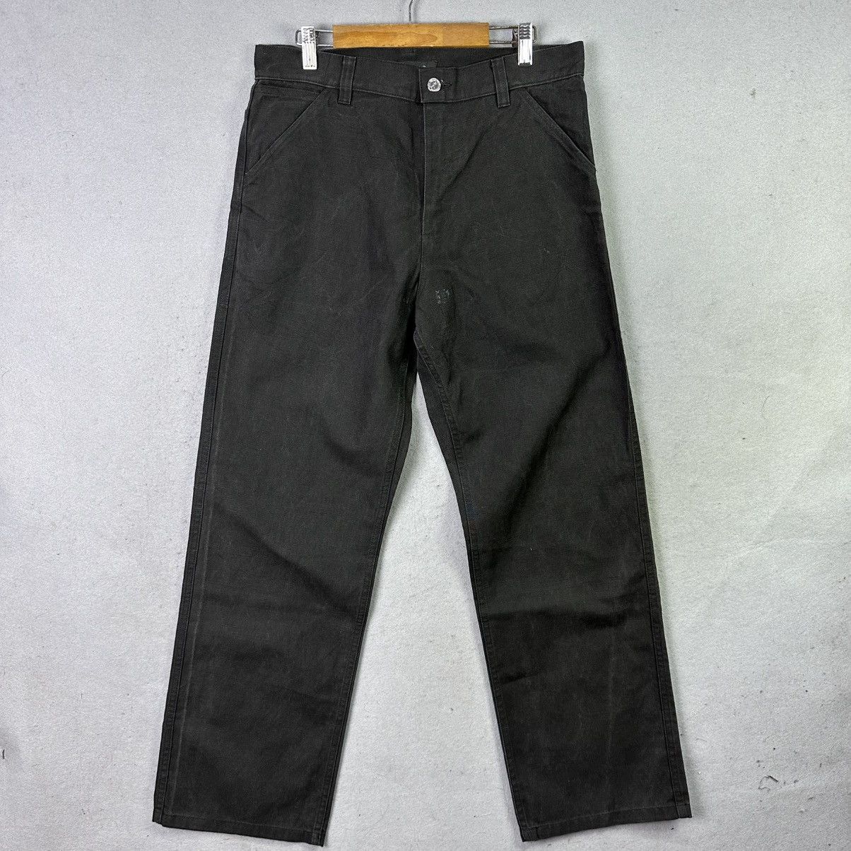 A.P.C. Vintage A.P.C. Work Pants France Made Black Minimal Trousers Size US 32 / EU 48 - 1 Thumbnail