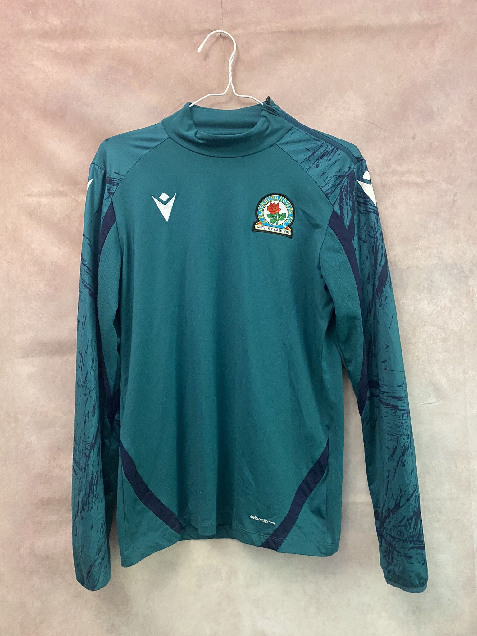 Macron BLACKBURN ROVERS AWAY LONGSLEEVE FOOTBALL SOCCER JERSEY MACRON Size US S / EU 44-46 / 1 - 1 Thumbnail