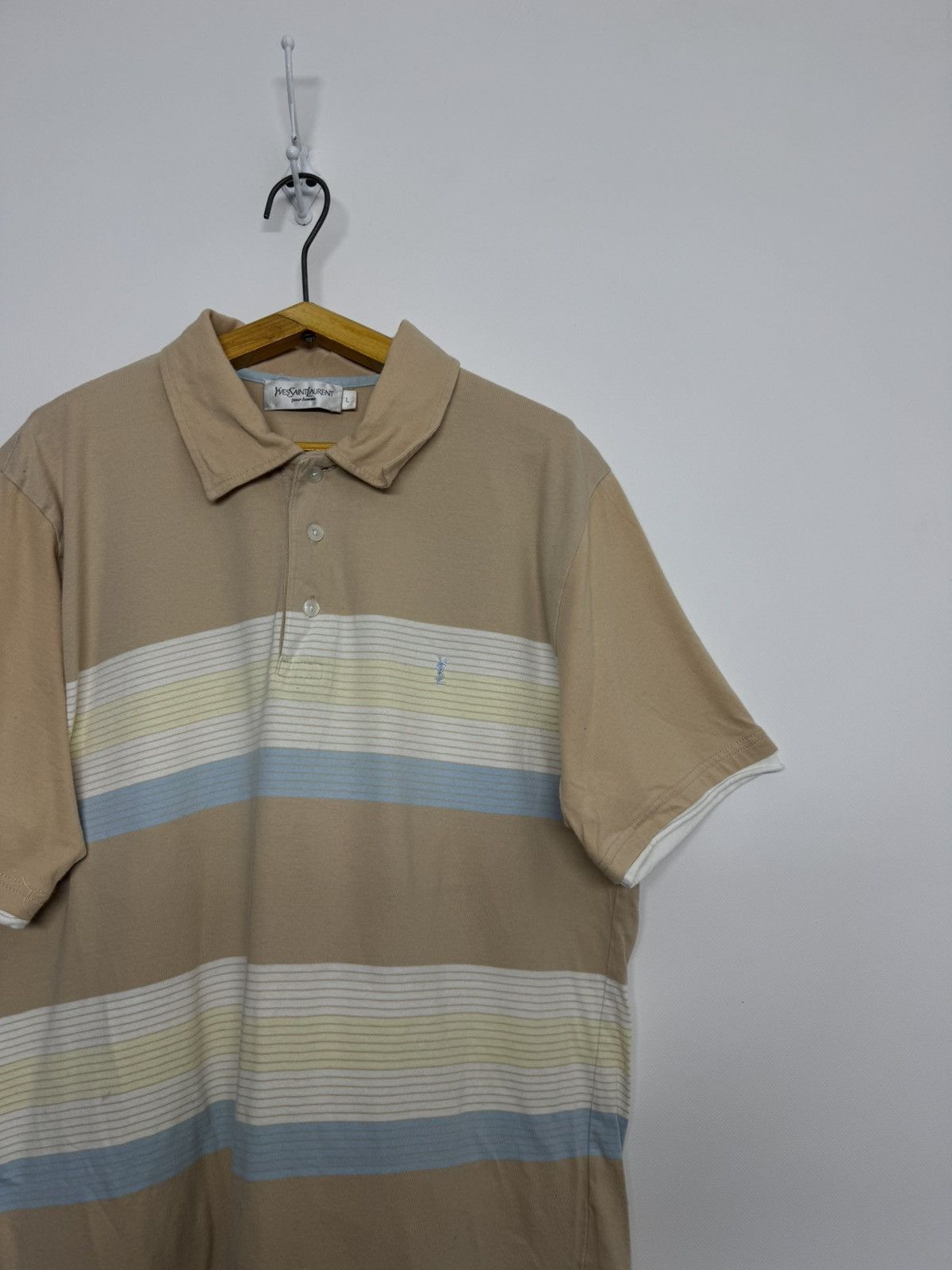 Yves Saint Laurent Rare Vintage Yves Saint Laurent Polo Shirt YSL Tee Size US L / EU 52-54 / 3 - 5 Thumbnail