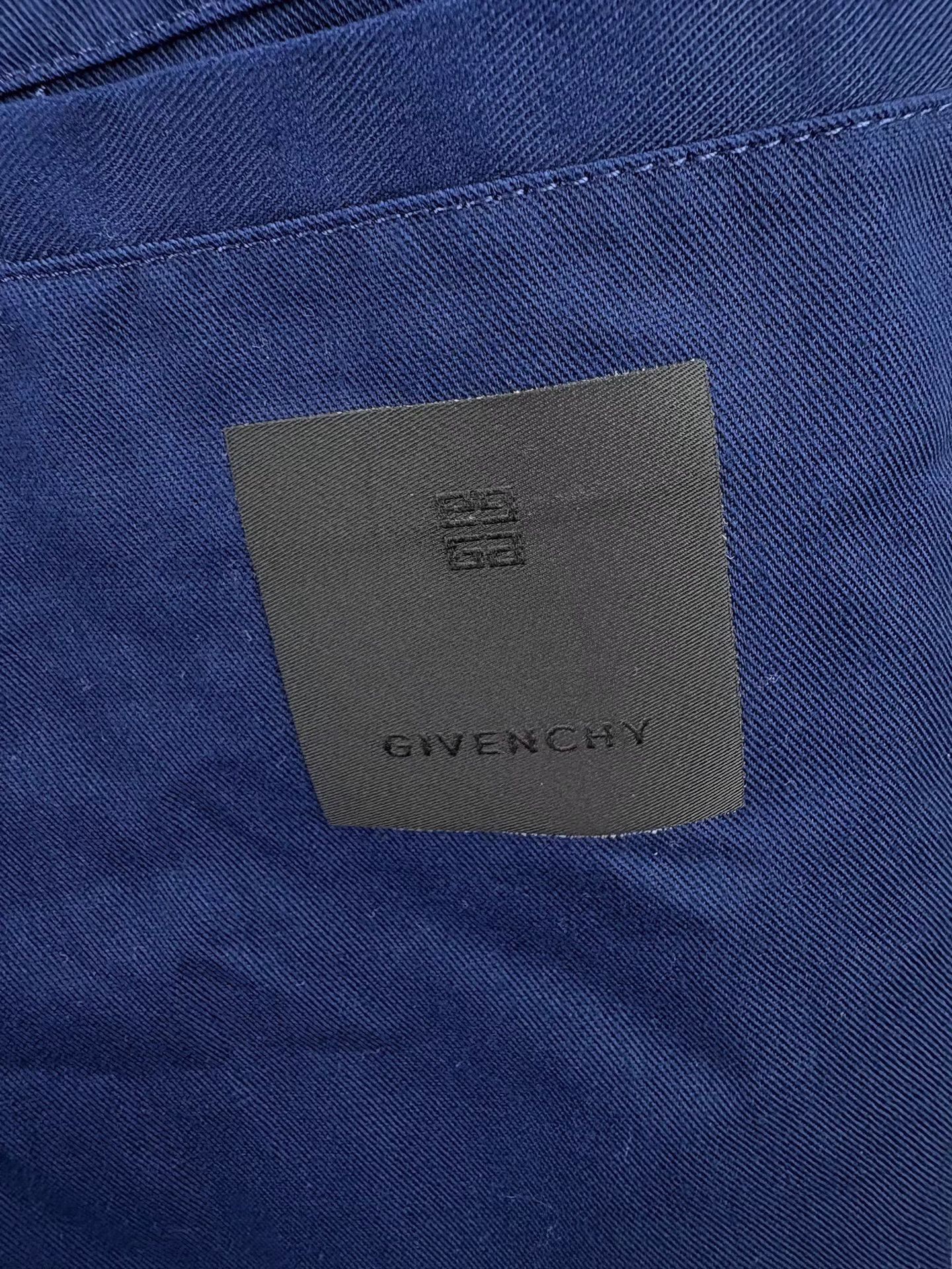 Givenchy GIVENCHY Blue Canvas Pants Size US 32 / EU 48 - 3 Thumbnail