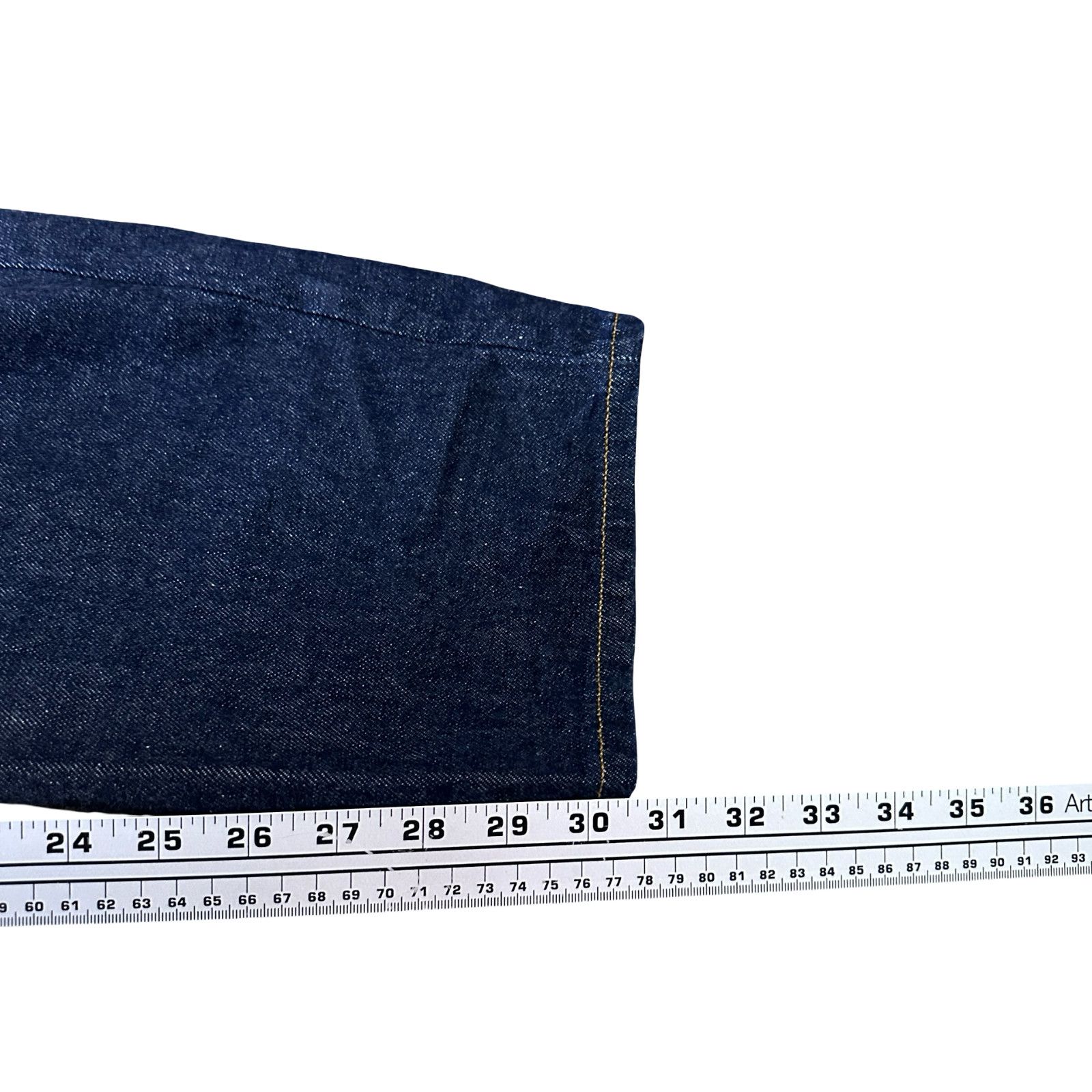 Railcar Fine Goods Railcar Fine Goods Jeans Mens 46x30 Selvedge Blue Denim Dark Size US 44 / EU 60 - 11 Thumbnail