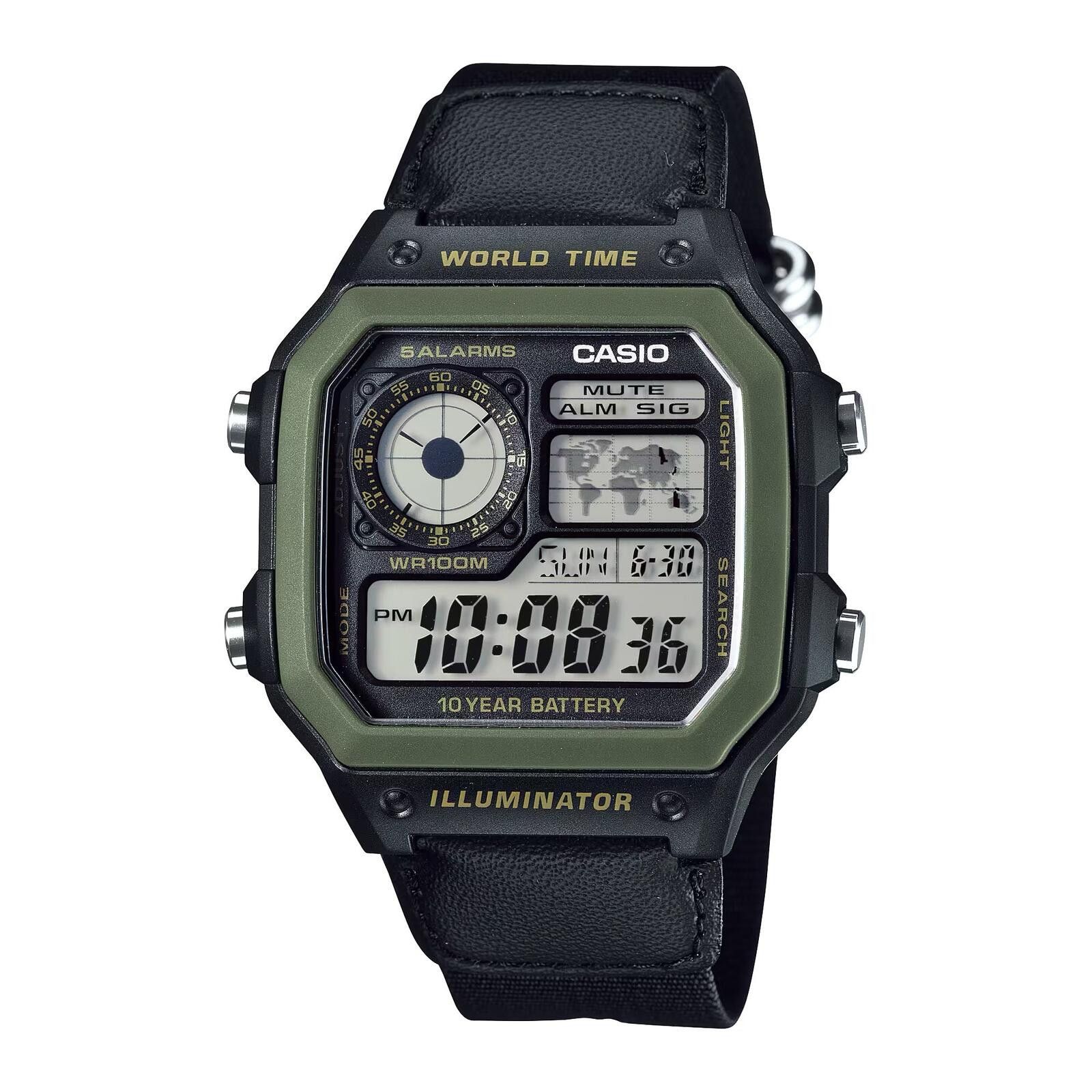 Casio Casio Men's Cloth Watch - AE-1200WHB-1BV Size ONE SIZE - 1 Preview