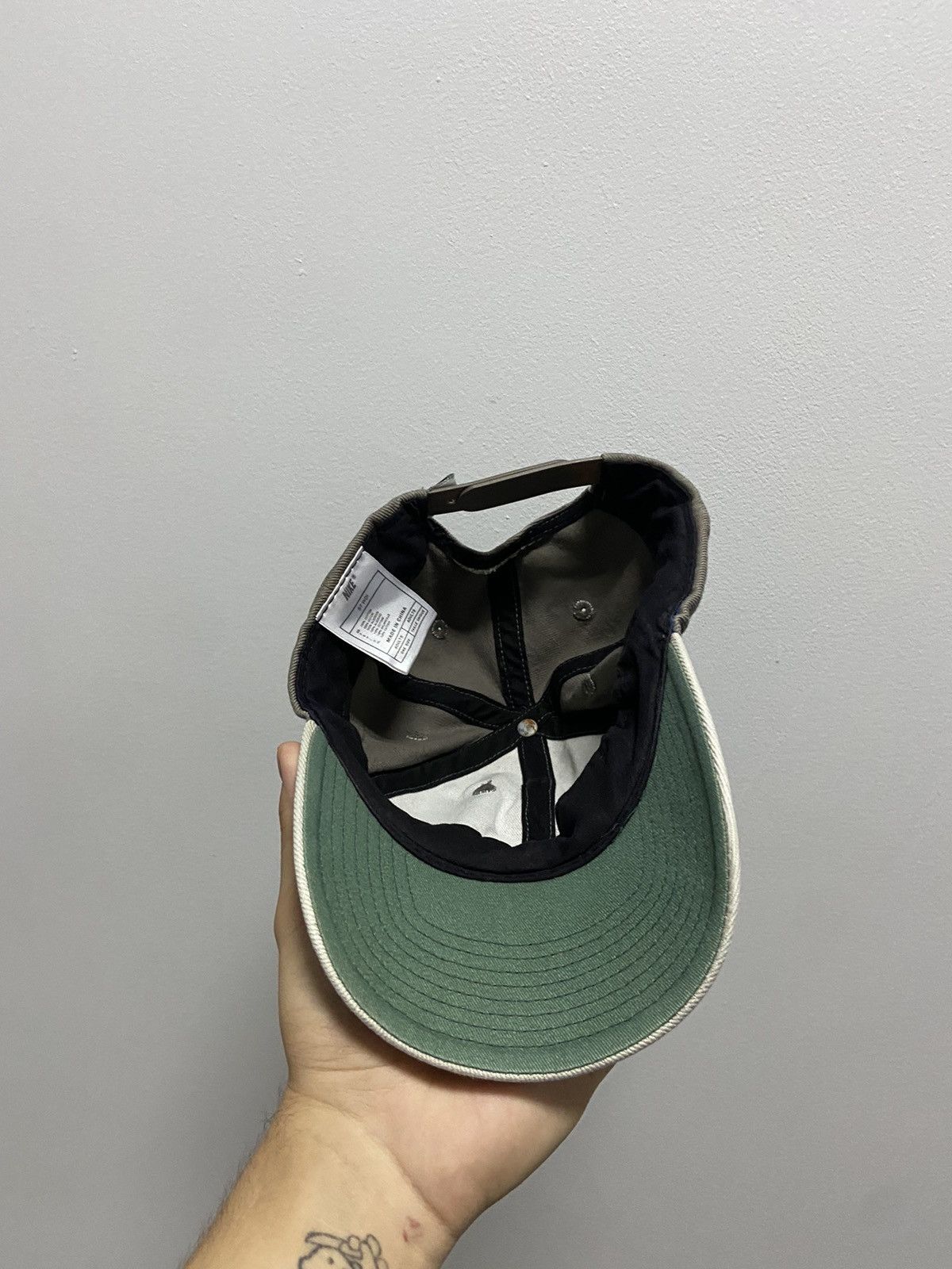 Nike × Vintage Nike Cap Vintage Big Embroidered Swoosh Logo Skate Size ONE SIZE - 7 Thumbnail