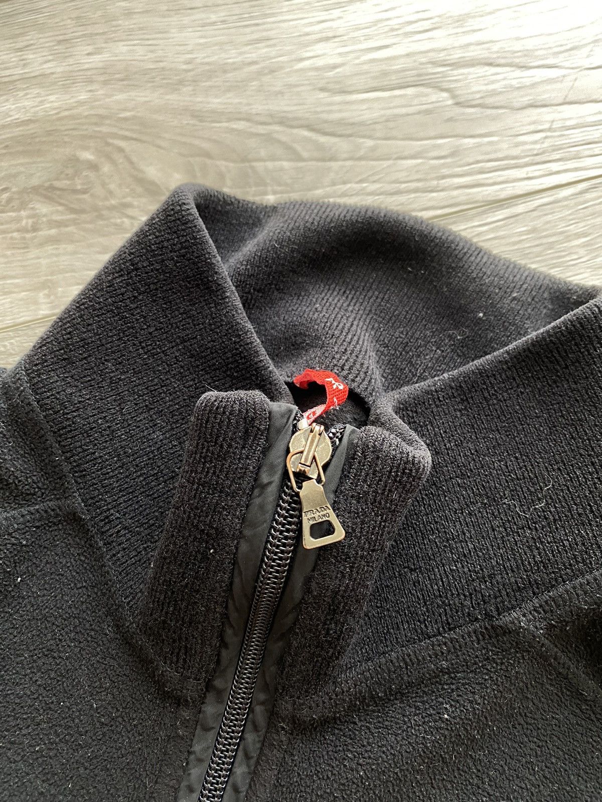 Prada × Vintage Prada 1/3 Zip Fleece Sweater Size XL / US 12-14 / IT 48-50 - 3 Thumbnail