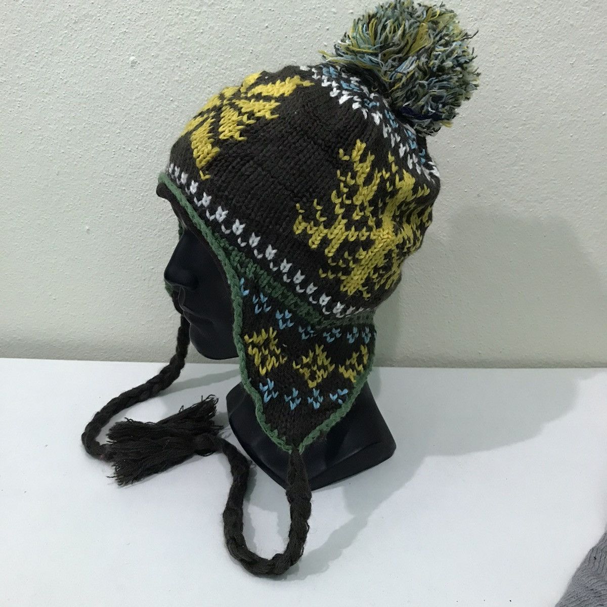 Japanese Brand Japanese Brand Earflap Beanie Hat Size ONE SIZE - 3 Thumbnail