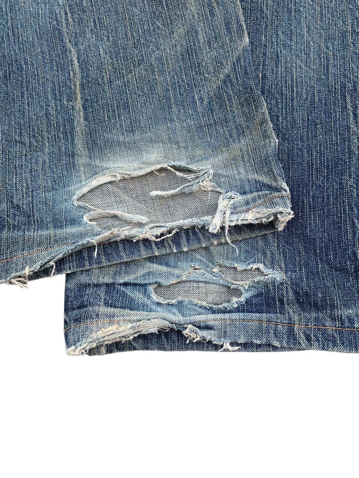 Edwin VINTAGE EDWIN 505z SELVEDGE FADED&RUSTY DISTRESSED DENIM Size US 30 / EU 46 - 23 Thumbnail