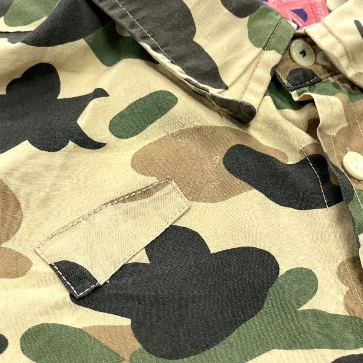 Bape A Bathing Ape Camo Button-up L/S Shirt Size US M / EU 48-50 / 2 - 16 Thumbnail