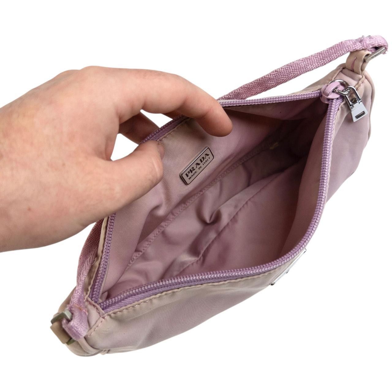 Prada Vintage Prada Mini Baguette Shoulder Bag Size ONE SIZE - 4 Thumbnail