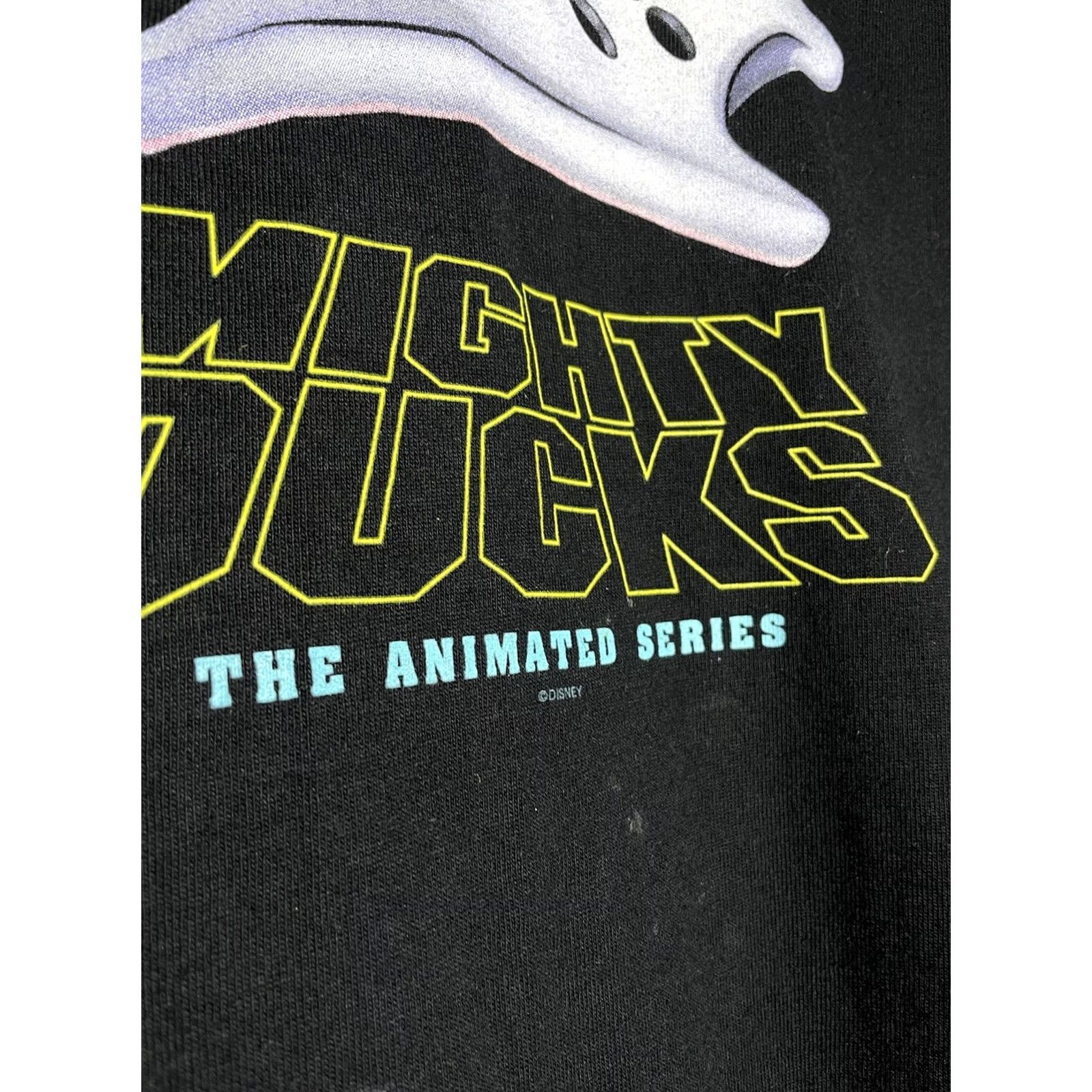 Disney VINTAGE Mighty Ducks Disney Movie Long Sleeve T-Shirt L Black Cotton Size US L / EU 52-54 / 3 - 4 Thumbnail